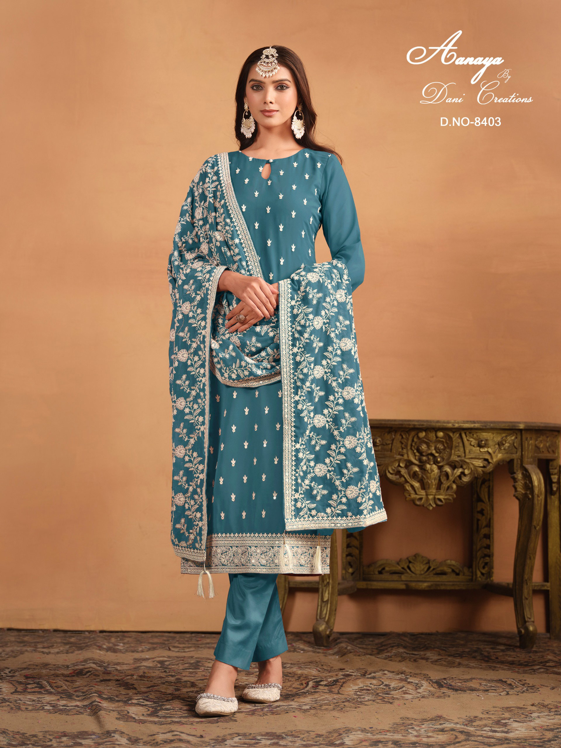 Aanaya Vol 184 Georgette Salwar Kameez Collection