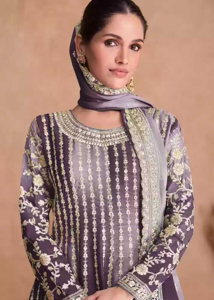 Gulkayra Vaani Vol.2 Real Chinnon Embroidered Salwar Suits Collection