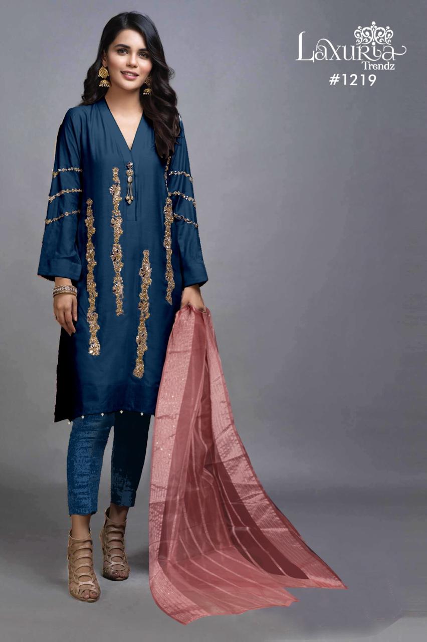 Laxuria Trendz 1219 New Colours Tunic Ready Made Collection