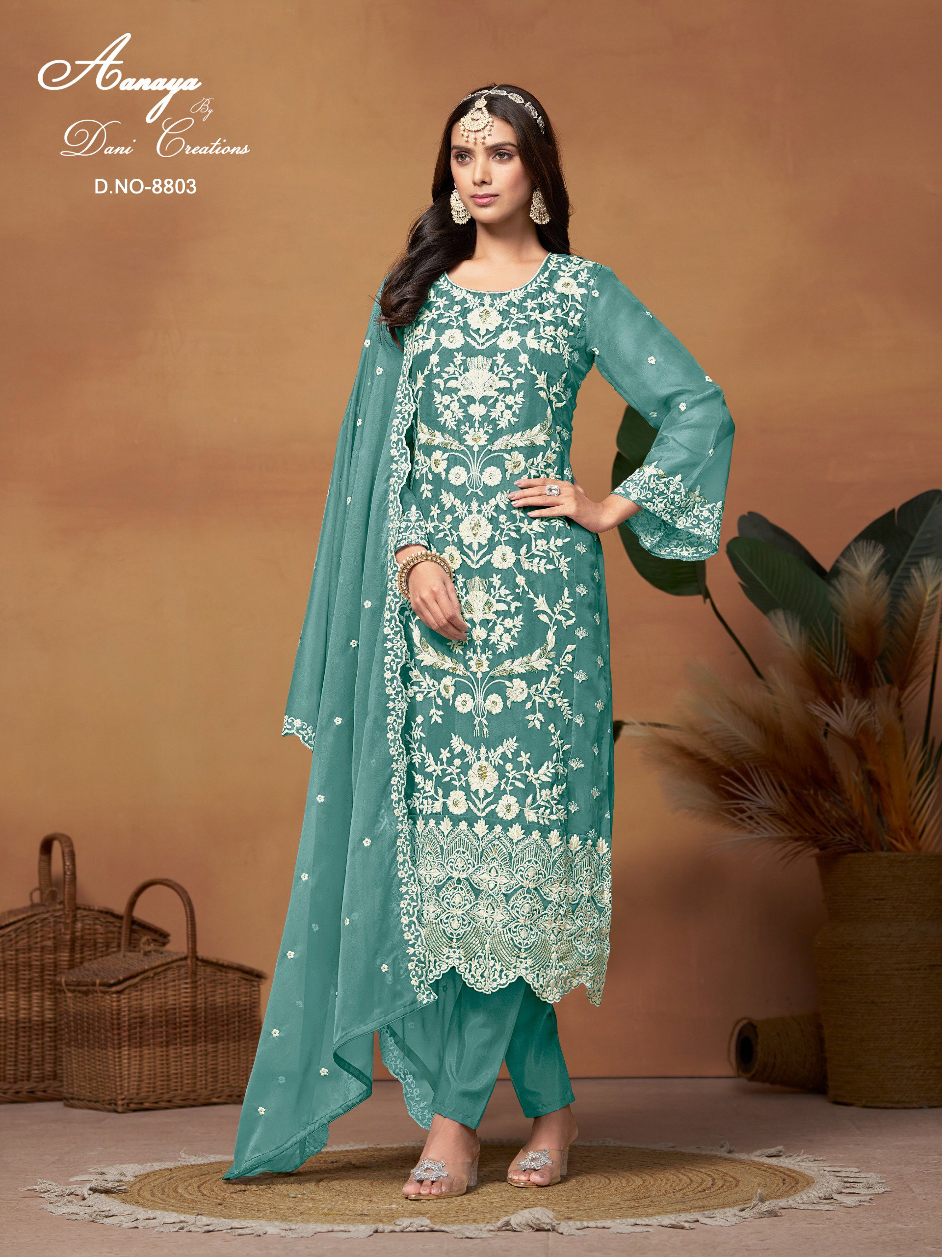 Aanaya Vol 188 Organza Designer Salwar Suit