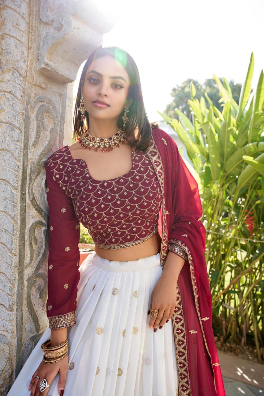 Lekha LH-1412 Designer Sequins Embroidered Readymade lehenga Collection