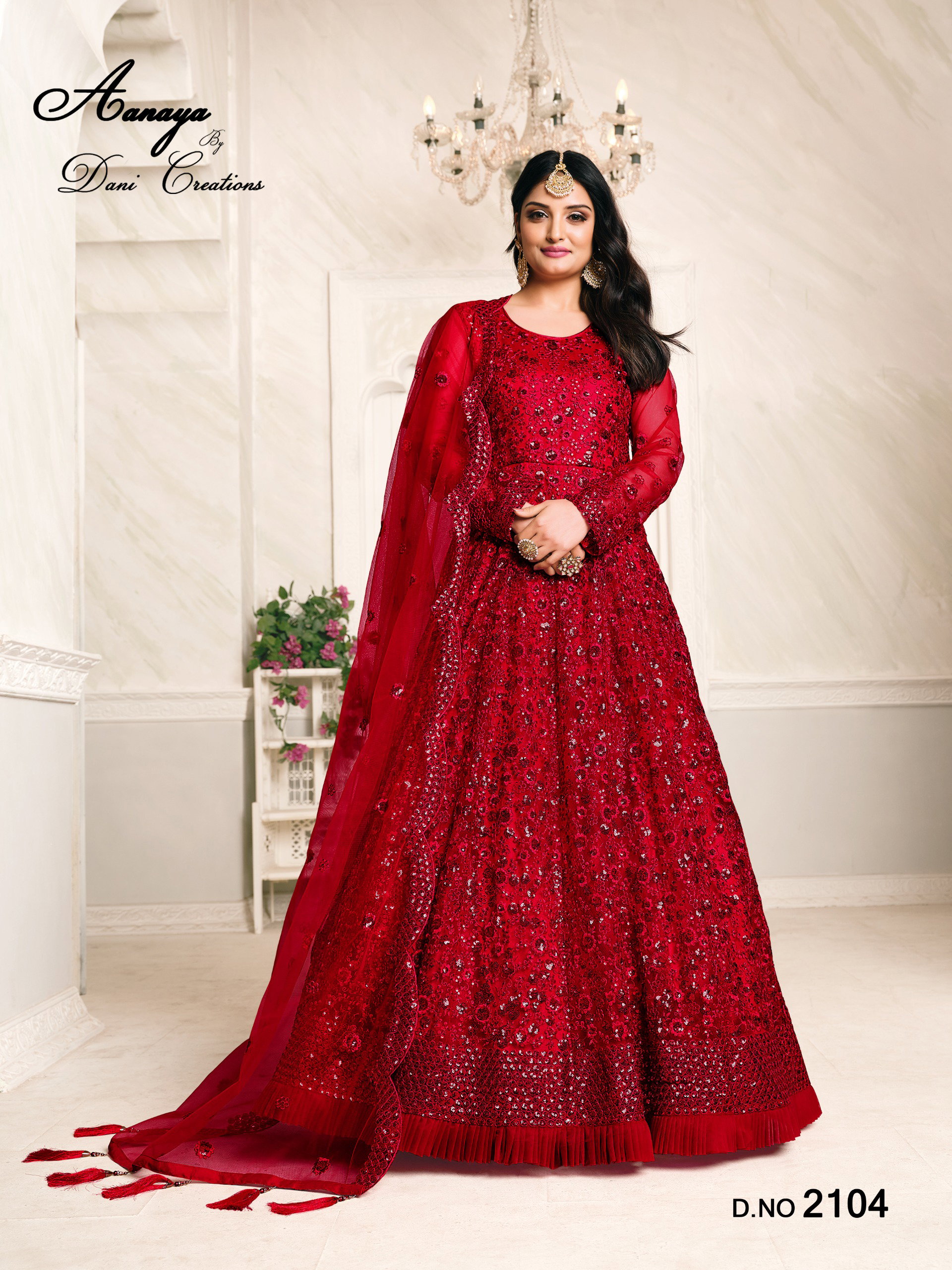 Aanaya Vol 121 Designer Net Gown Collection