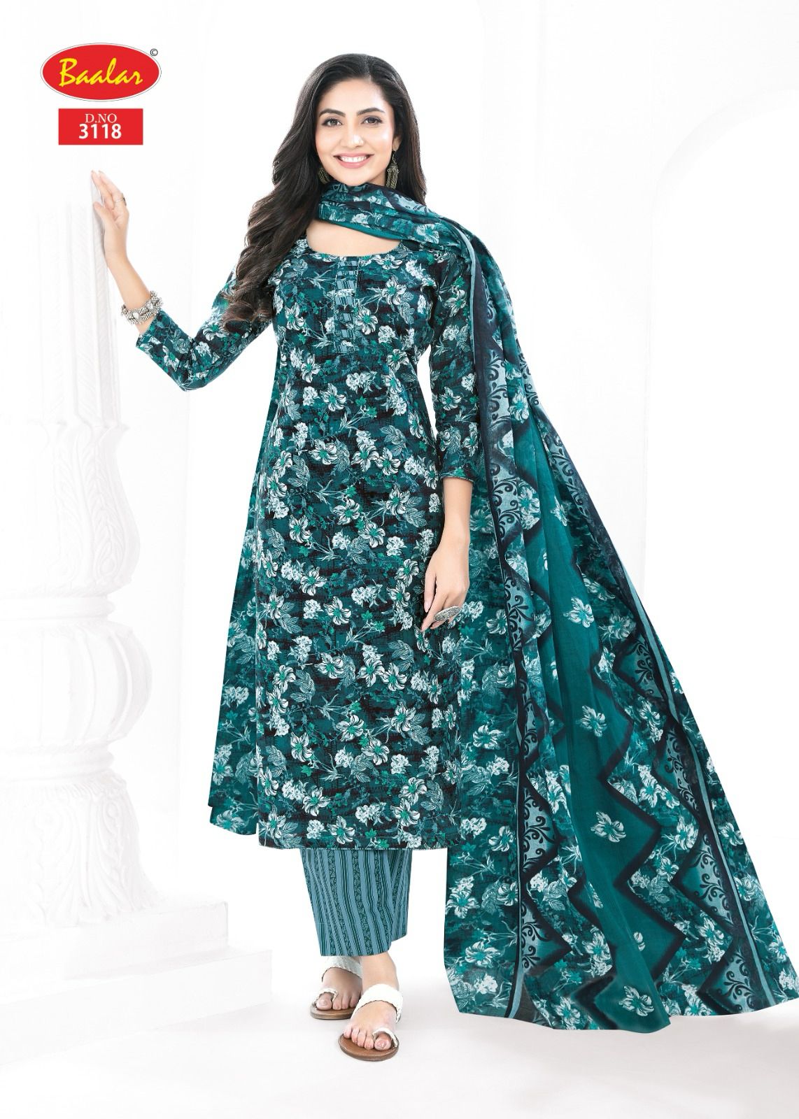 Baalar Zaara Vol 31 Cotton Printed Dress Material