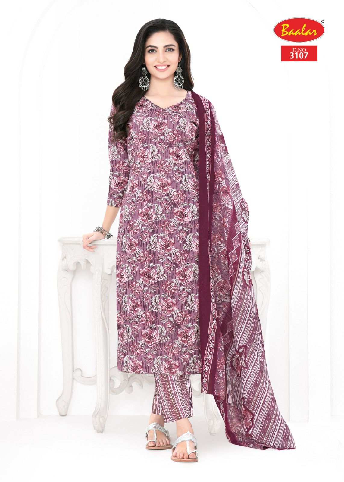 Baalar Zaara Vol 31 Cotton Printed Dress Material