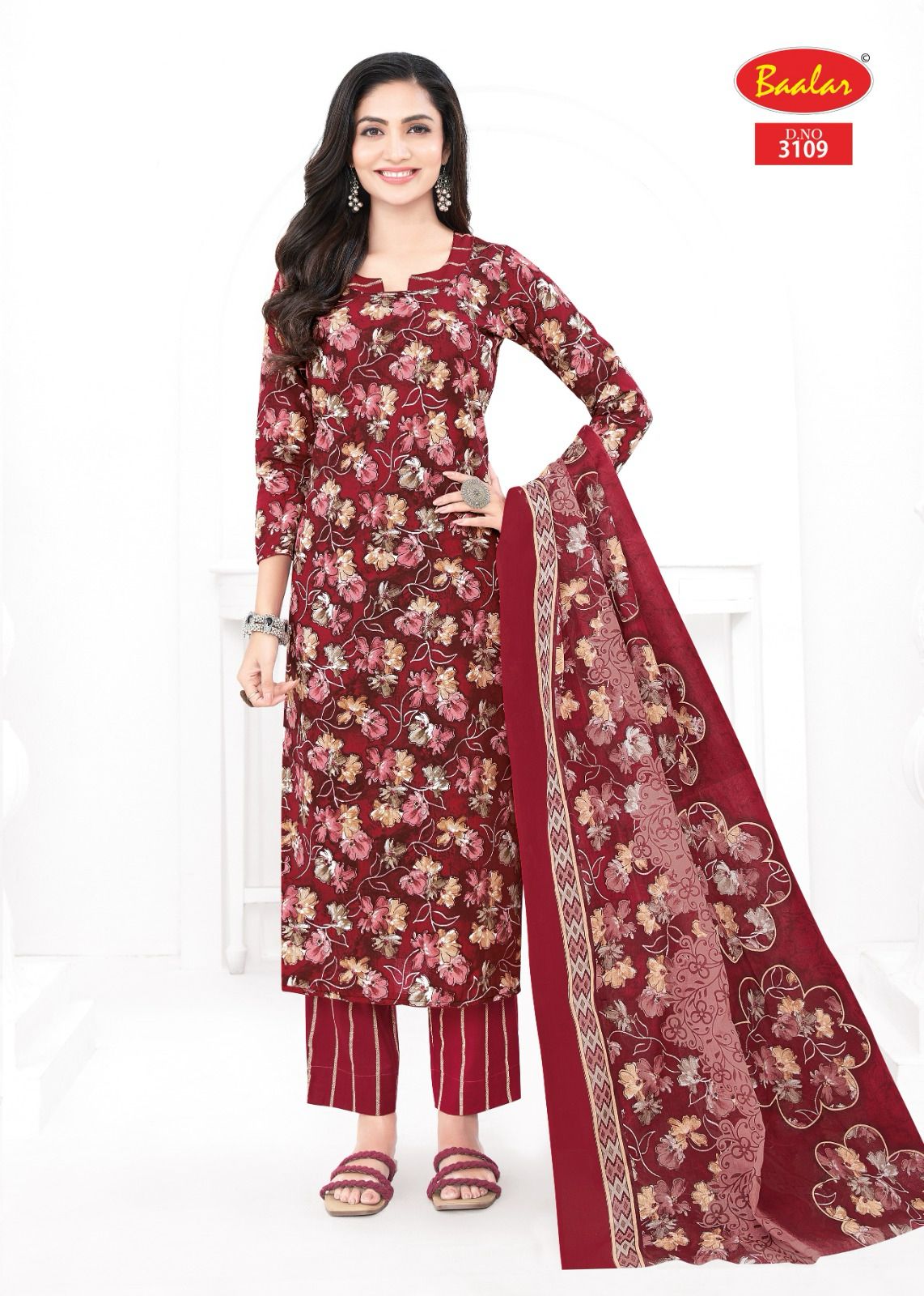 Baalar Zaara Vol 31 Cotton Printed Dress Material