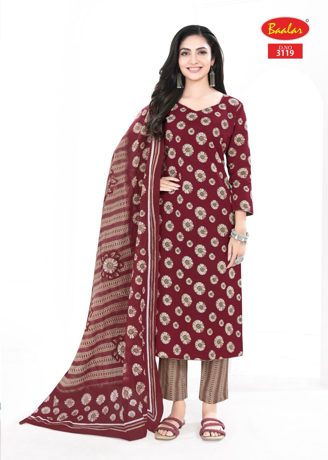 Baalar Zaara Vol 31 Cotton Printed Dress Material