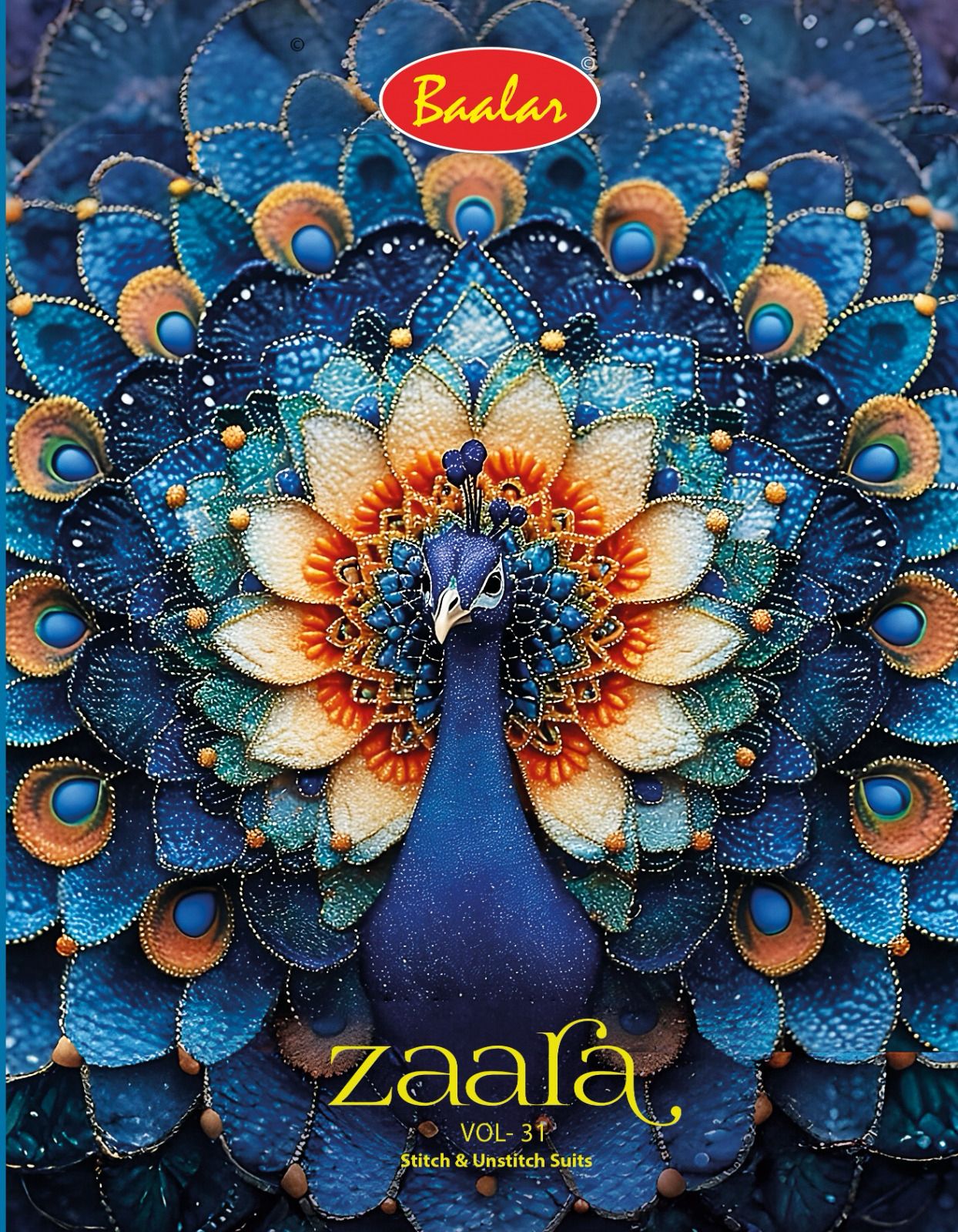 Baalar Zaara Vol 31 Cotton Printed Dress Material