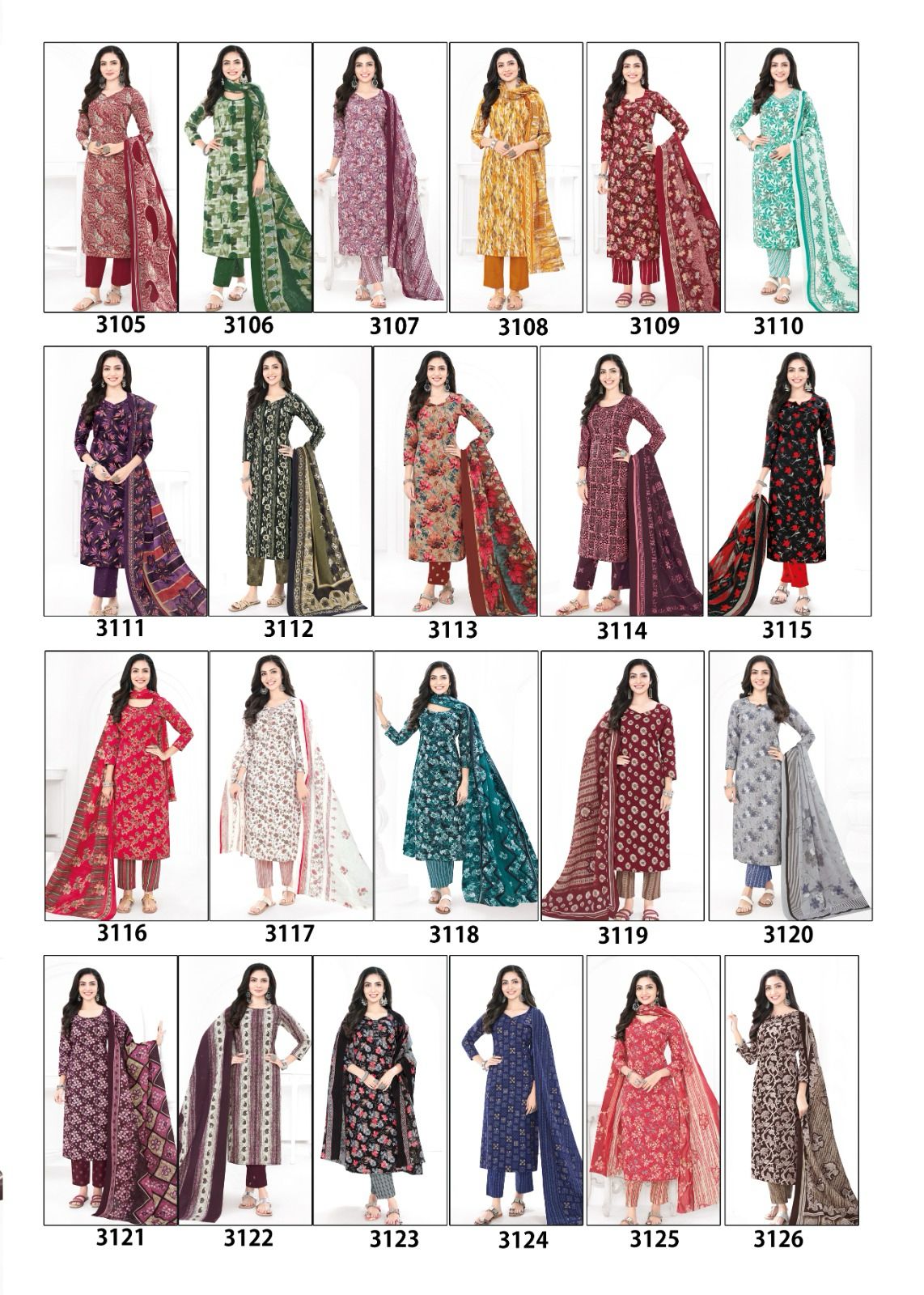 Baalar Zaara Vol 31 Cotton Printed Dress Material