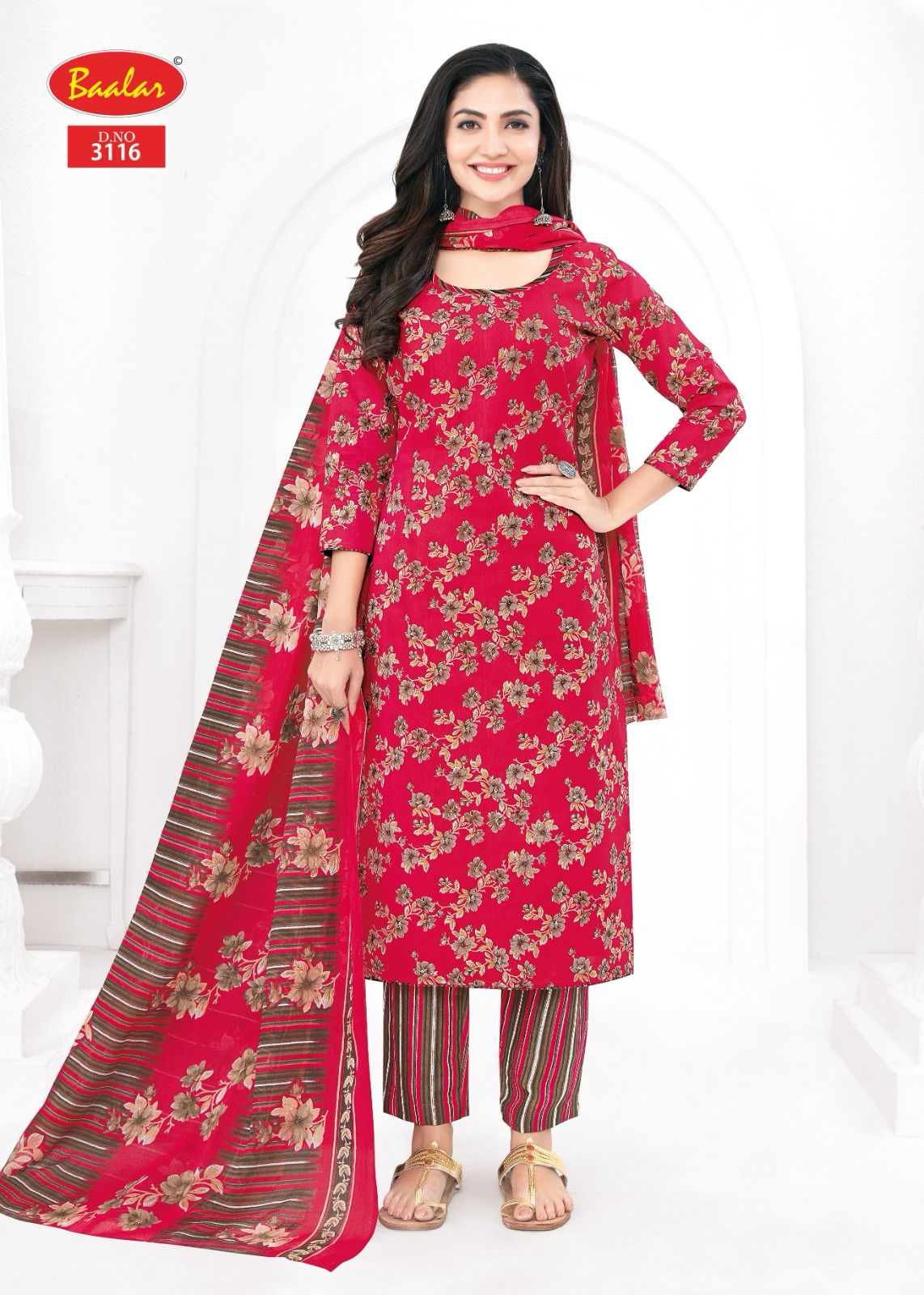 Baalar Zaara Vol 31 Cotton Printed Dress Material
