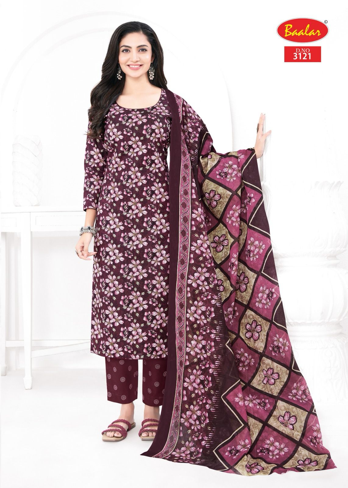 Baalar Zaara Vol 31 Cotton Printed Dress Material