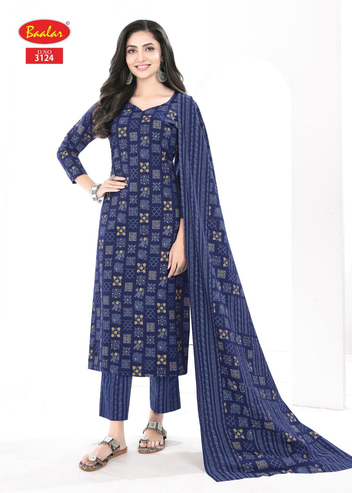Baalar Zaara Vol 31 Cotton Printed Dress Material