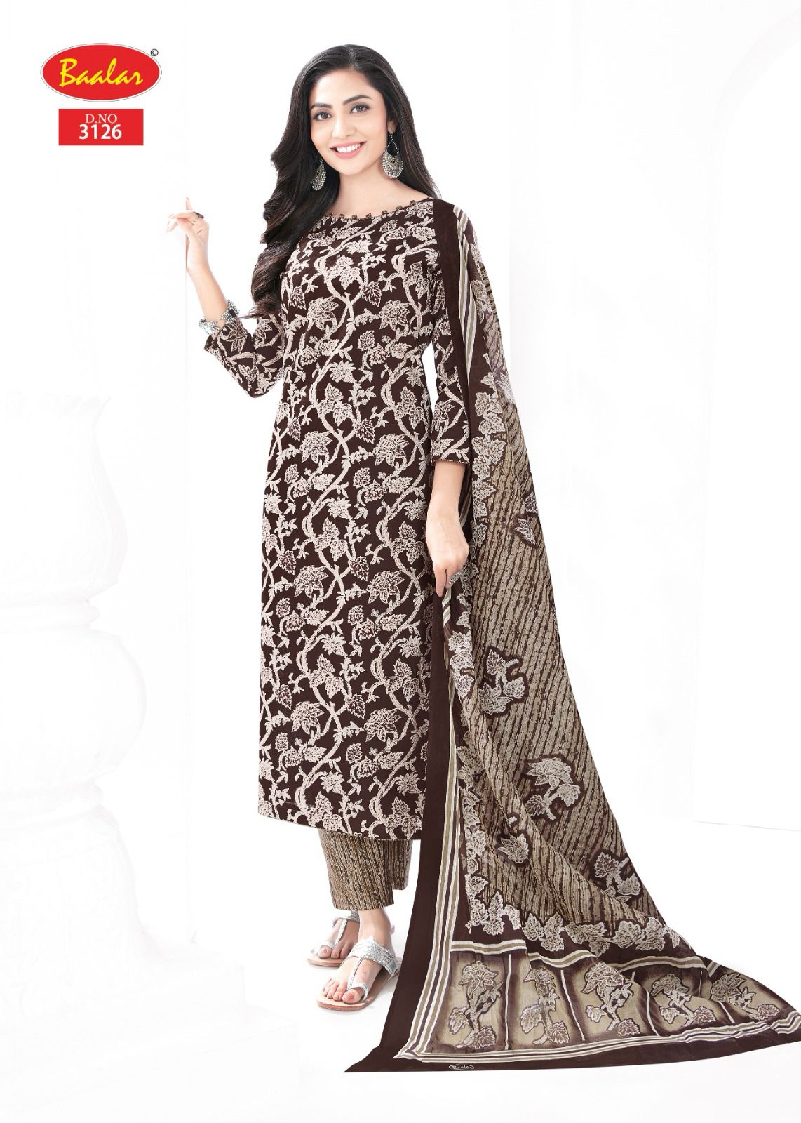 Baalar Zaara Vol 31 Cotton Printed Dress Material