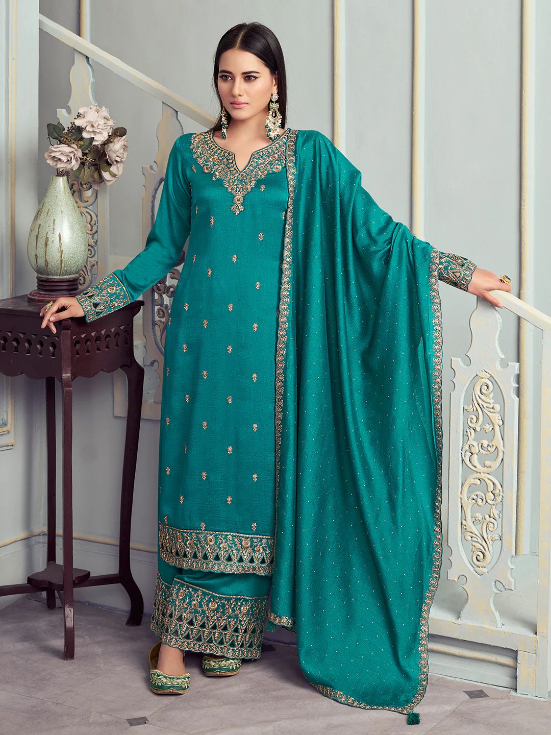 Vinay Kuleesh Shaheen Vol 8 D No. 69812 Salwar kameez Collection