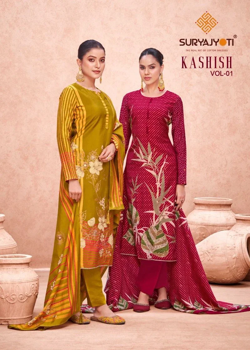 Suryajyoti Kashish Vol 1 Modal Printed Dress Material Collection