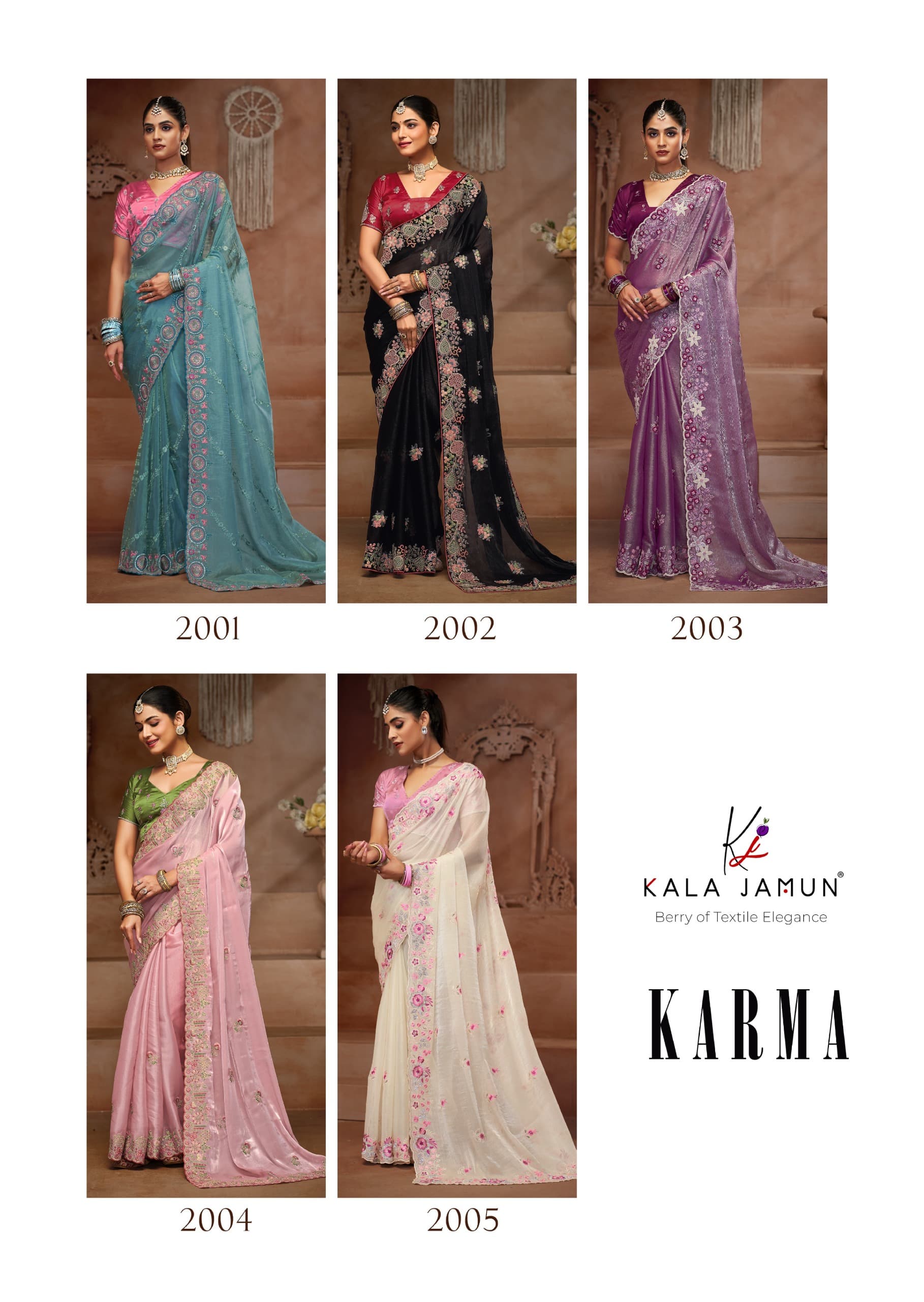 Kala Jamun Karma Based Fancy Saree Collection