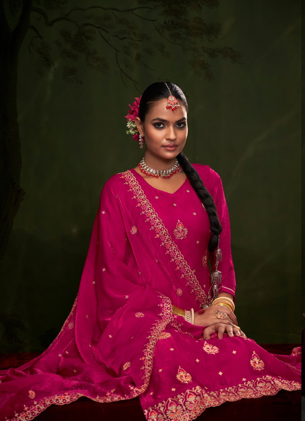 Fourdots Gajban Repeat Viscous Salwar kameez Collection