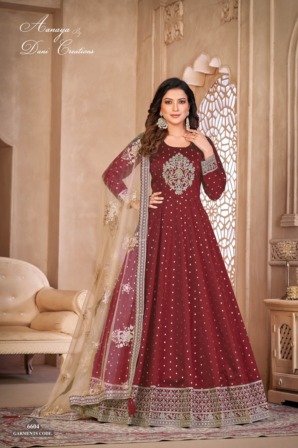 Aanaya Vol 166 Tafeta Butti Designer Salwar Suits Collection