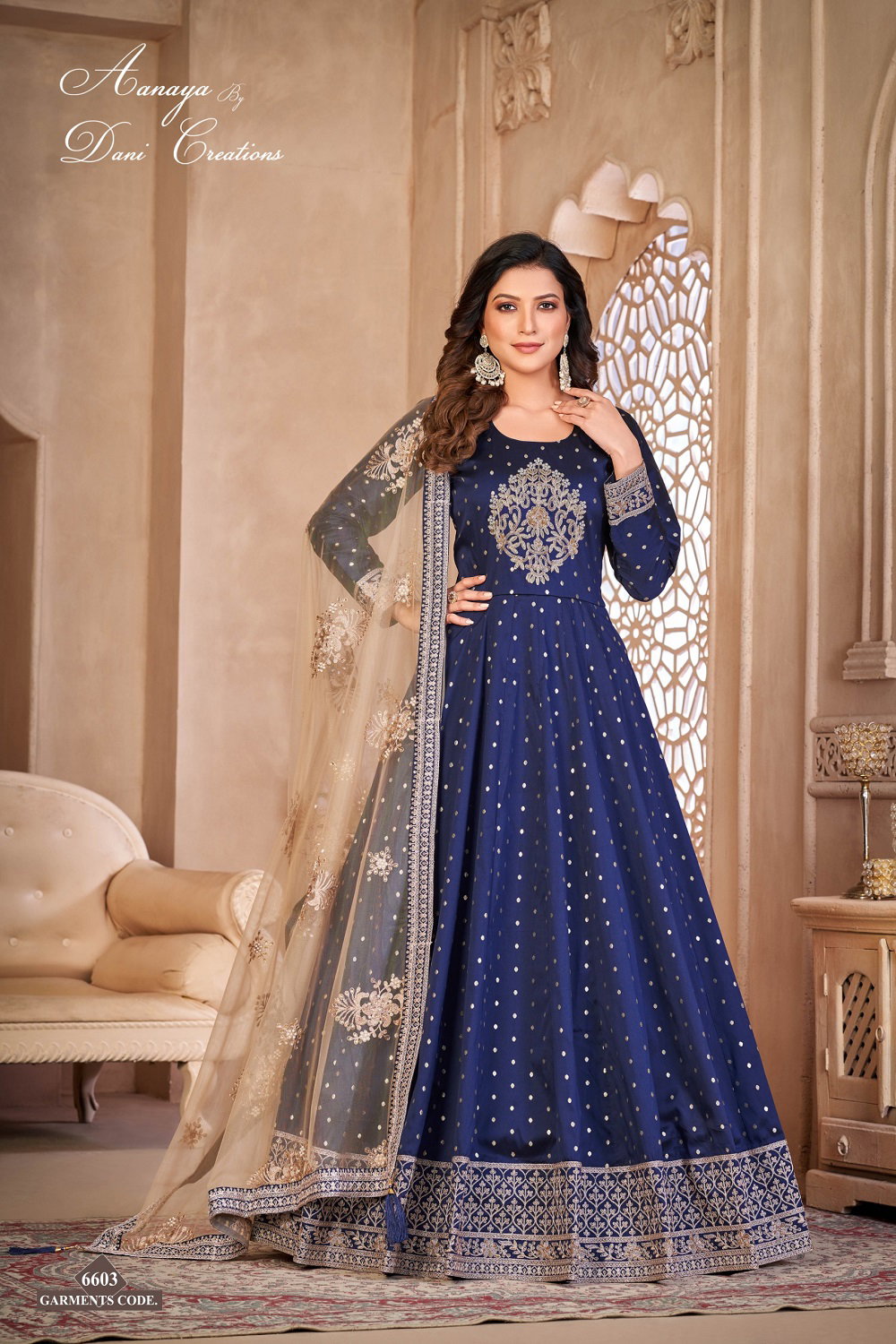 Aanaya Vol 166 Tafeta Butti Designer Salwar Suits Collection