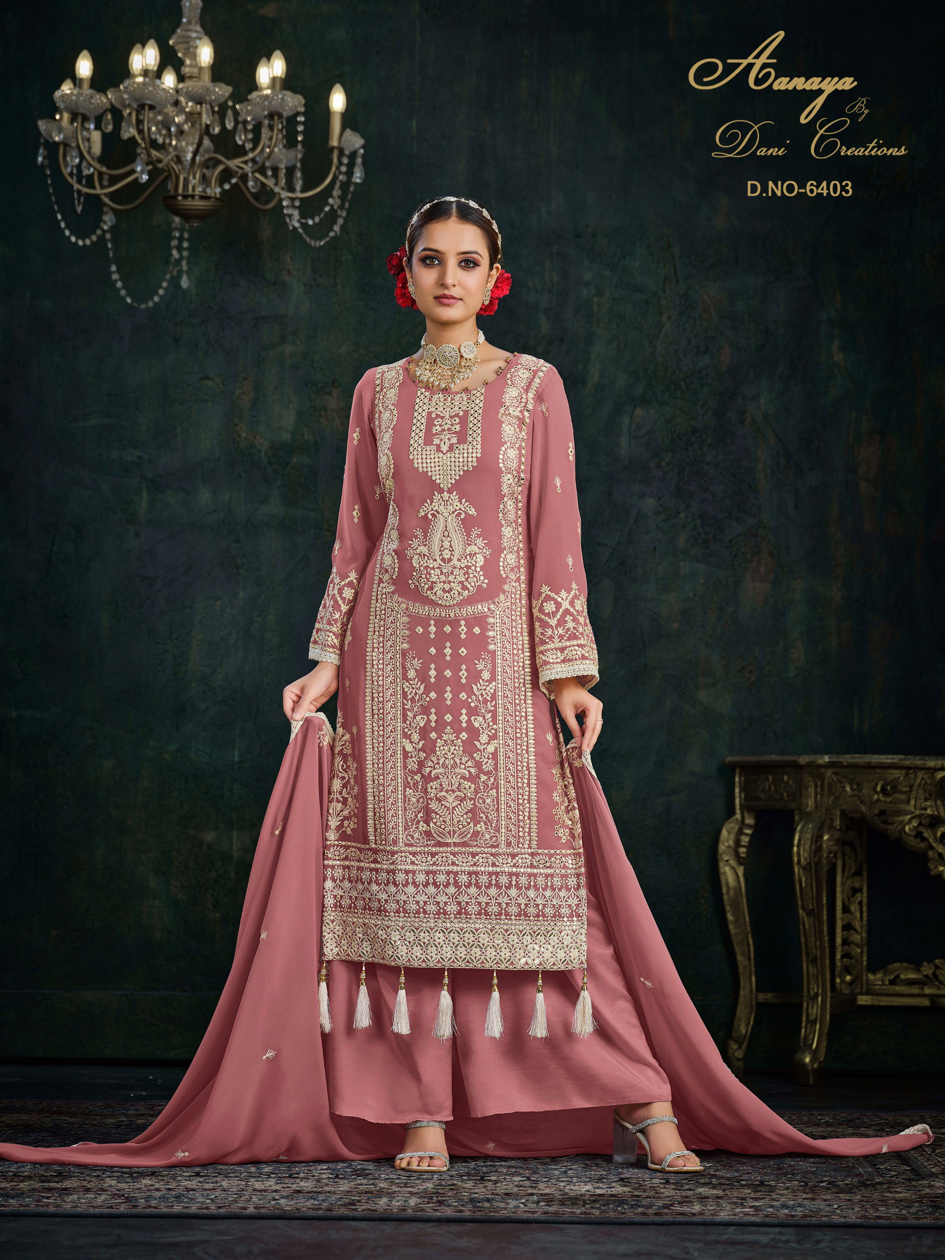 Aanaya Vol 164 Faux Georgette Designer Suits Collection