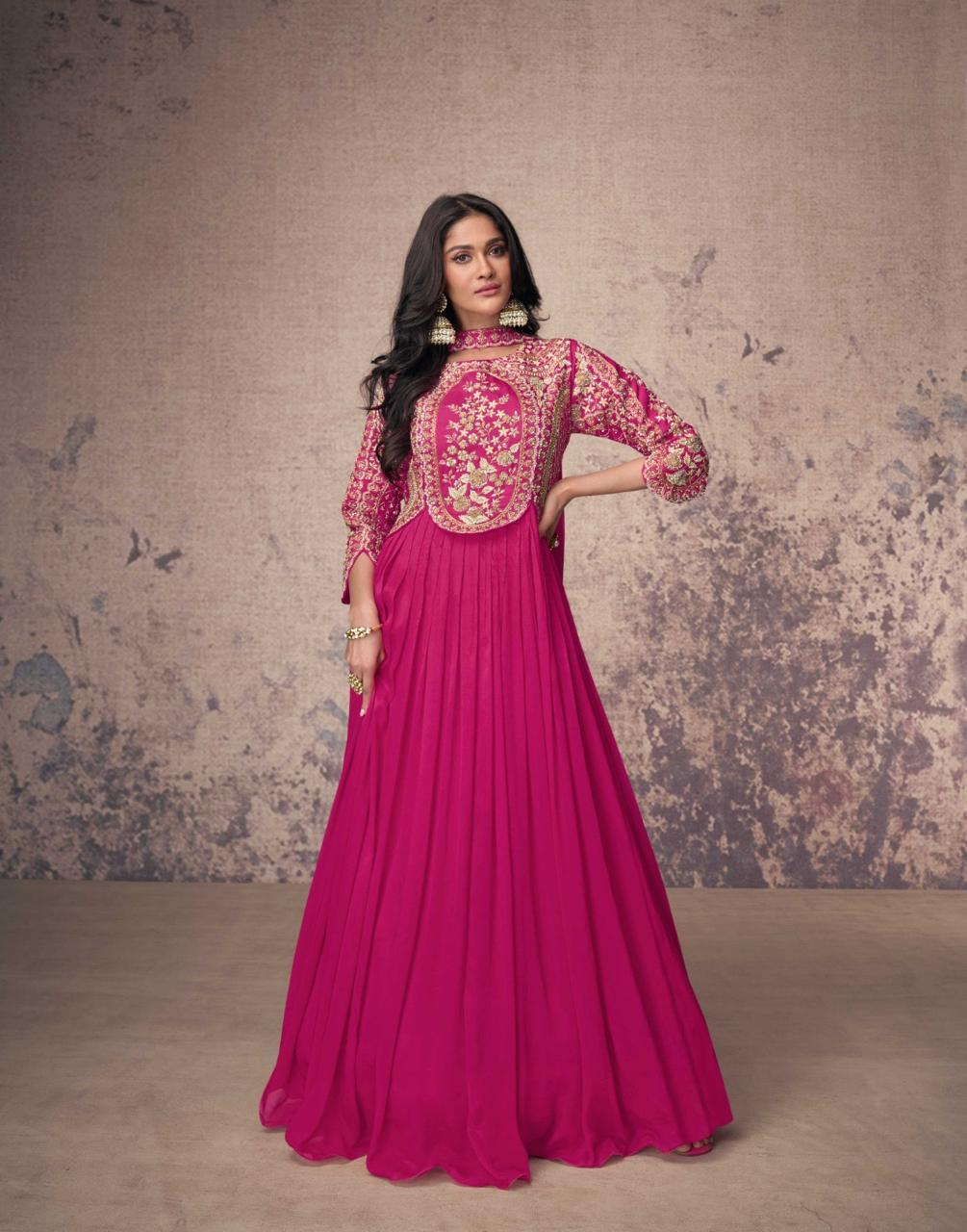 Sayuri Aroma Nx Chinon Silk Salwar Kameez Collection