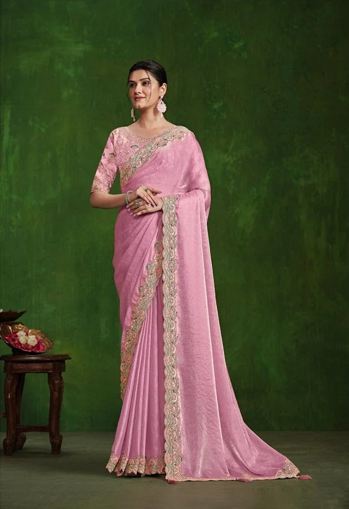 Mahotsav Mohmanthan Ranjhana 24303 Two Tone Satin Silk Stylish saree