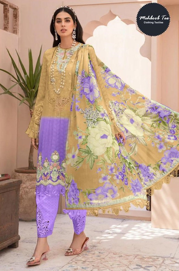 Mehboob Tex 1453 Chiffon Dupatta Pakistani Salwar Suits
