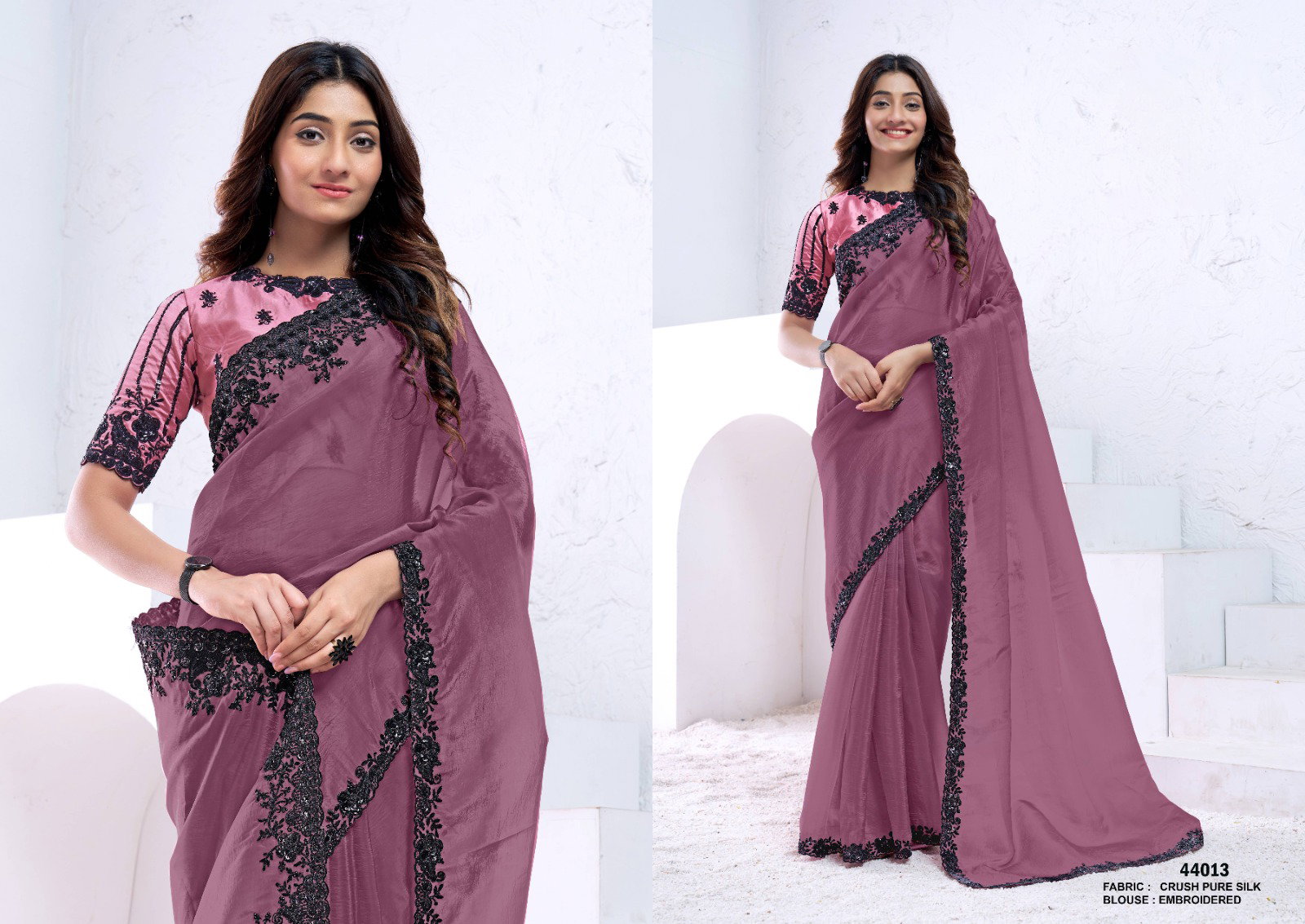Mahotsav Norita Swaraa 44013 Crush Pure Silk Party Wear Saree