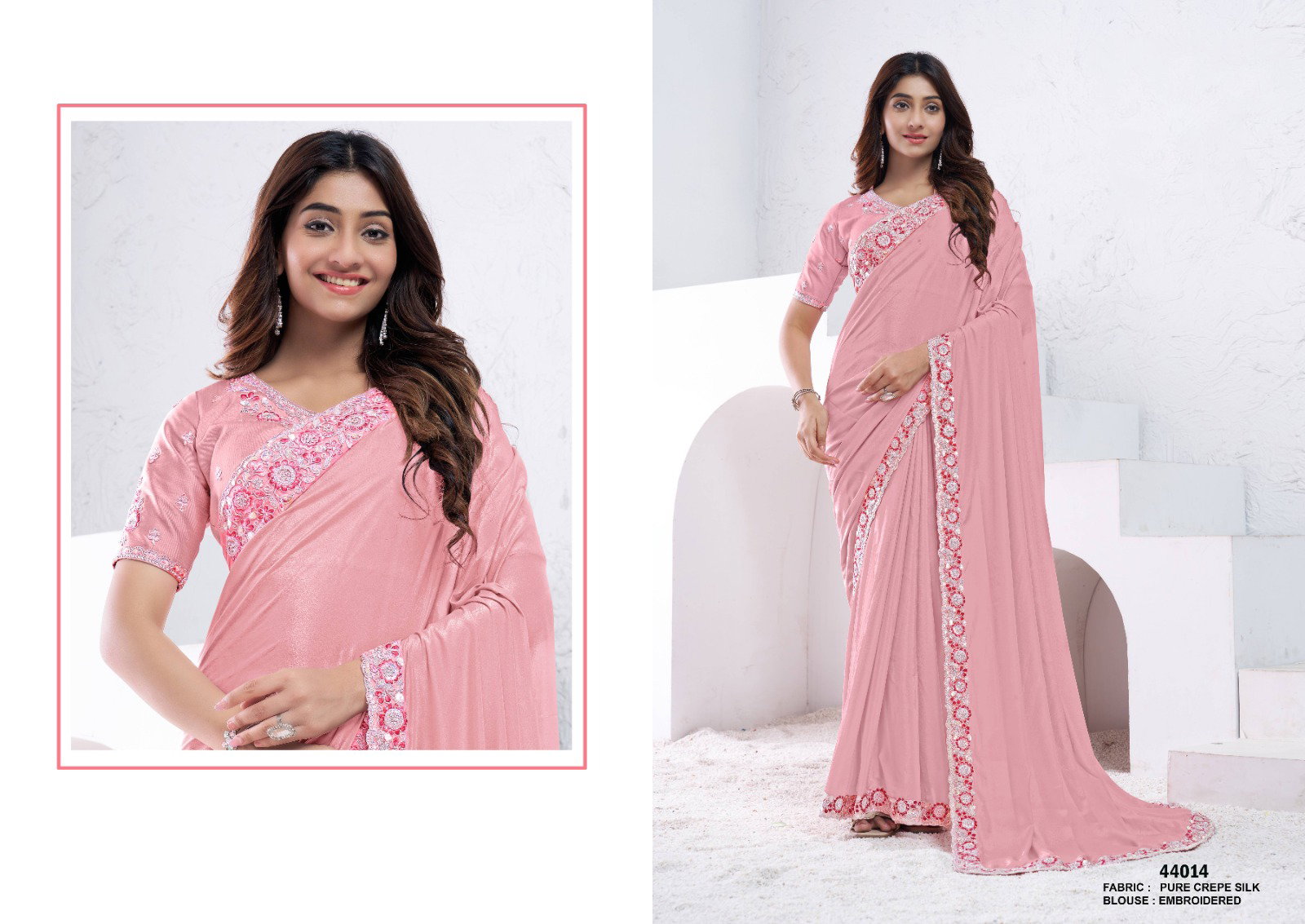 Mahotsav Norita Swaraa 44014 Pure Crepe Silk Wedding Wear Saree