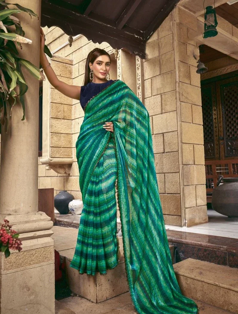 Mahotsav Norita Inaya 43807 Sparking Satin Silk Festival Wear Saree