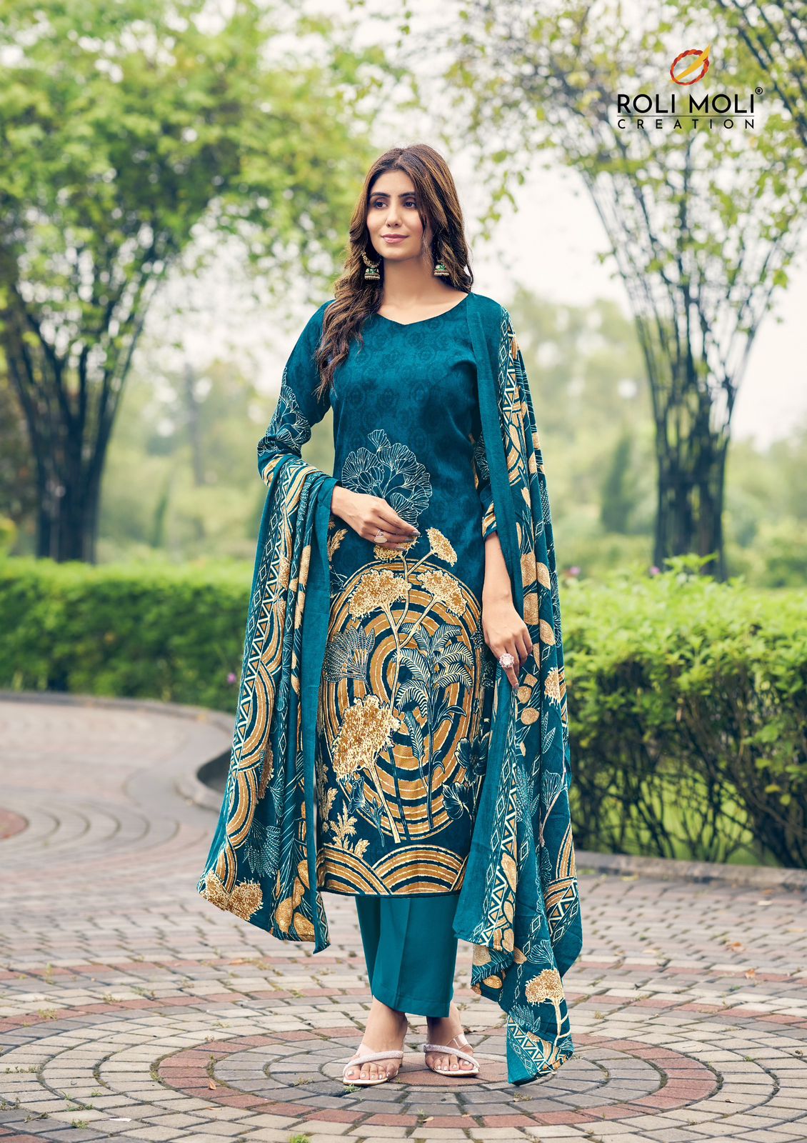Roli Moli Saira Pashmina Dress Material Collection