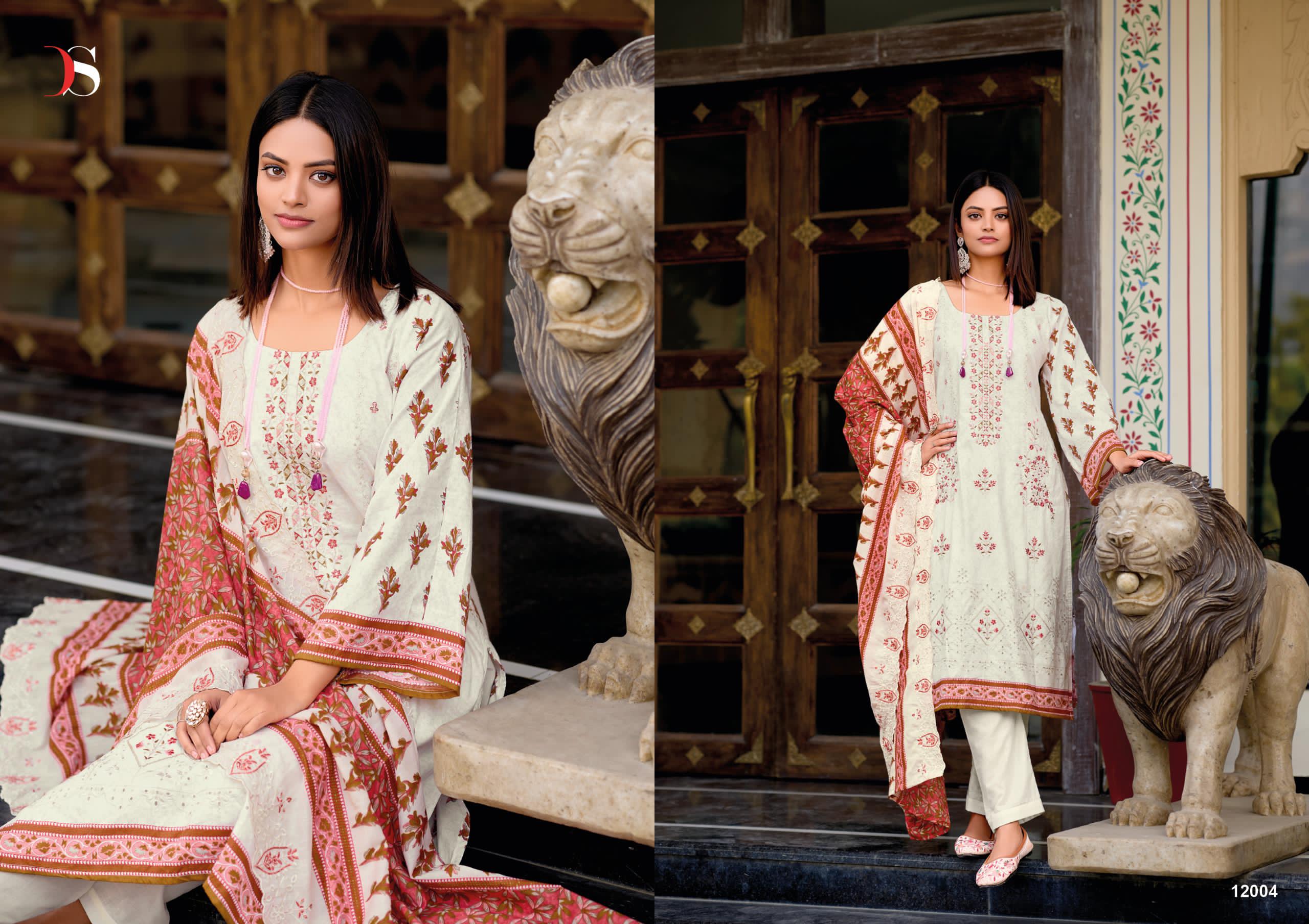 Deepsy Bin Saeed 12 Cotton Pakistani Salwar Kameez Collection