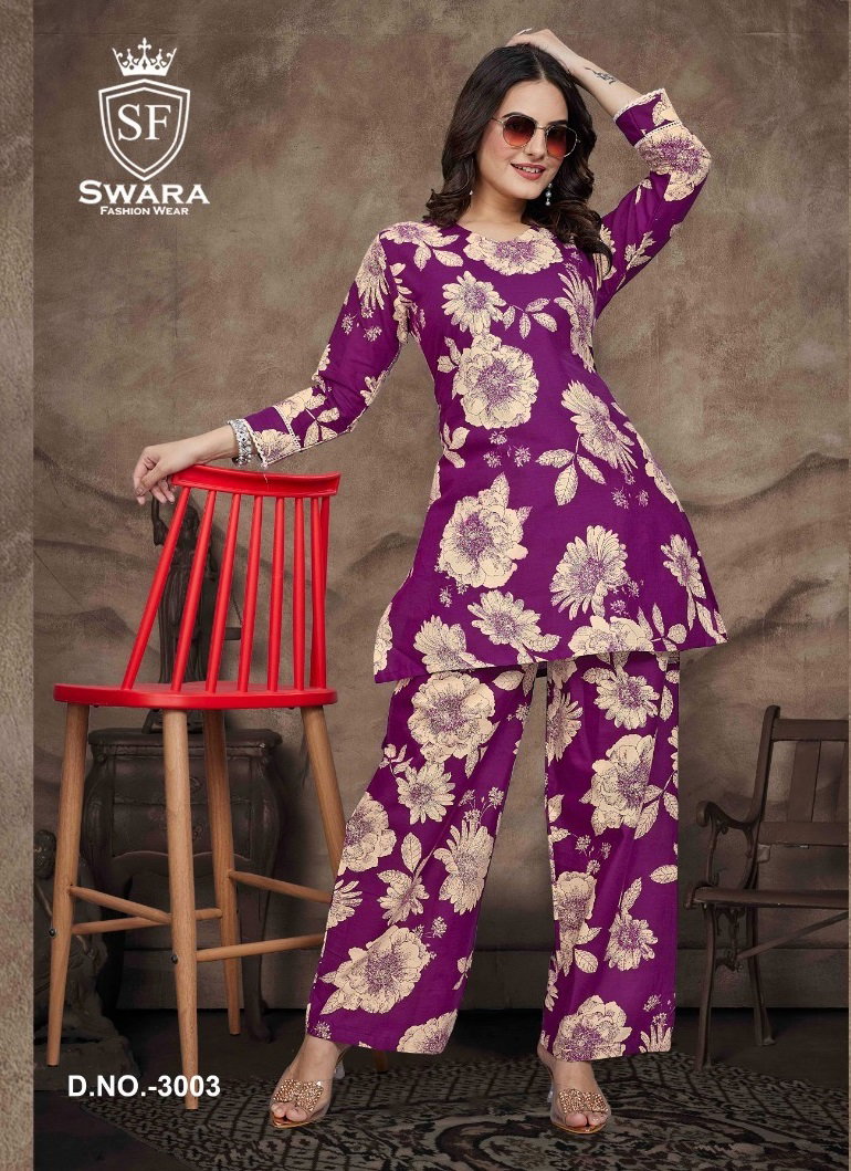 Swara Shree Vol 3 Jaipuri Prints Cambric Cotton Co Ord Set