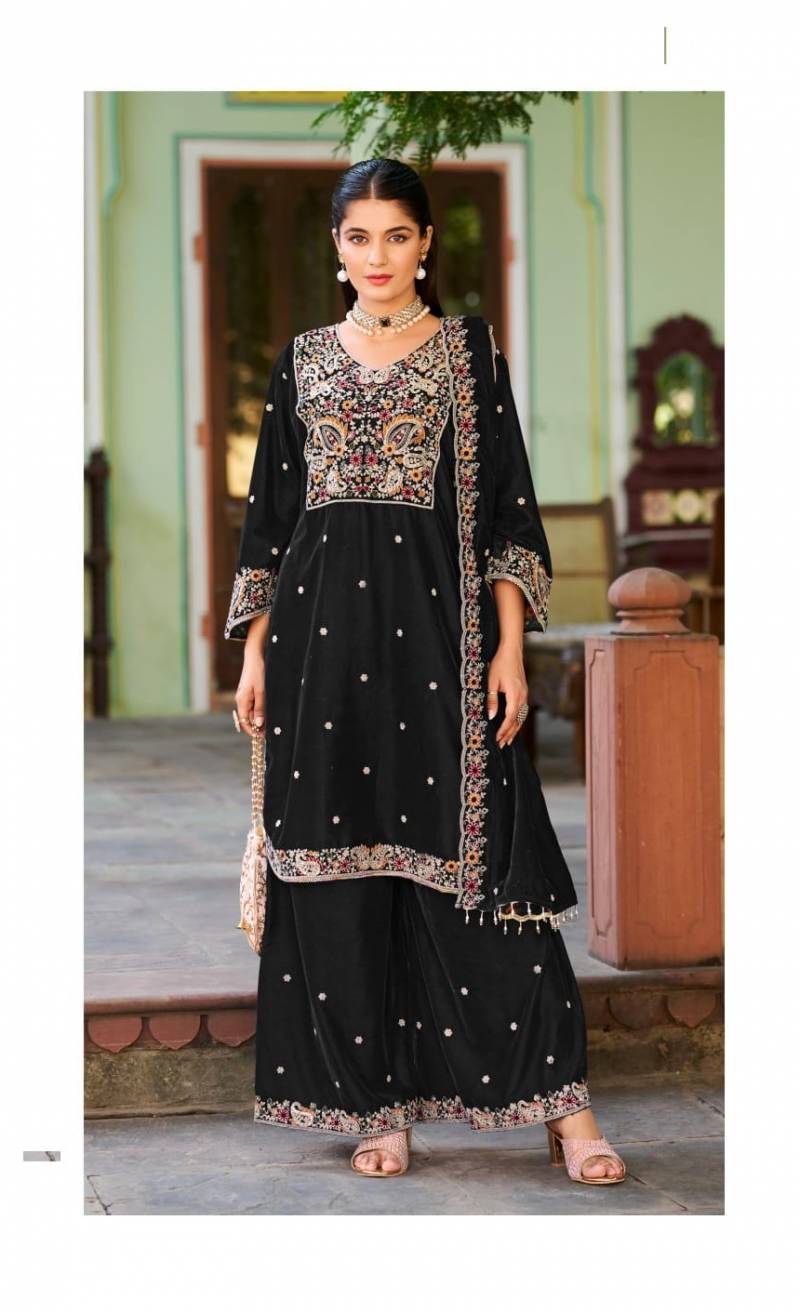Deepsy D 631 Velvet Readymade Pakistani Suits Collection