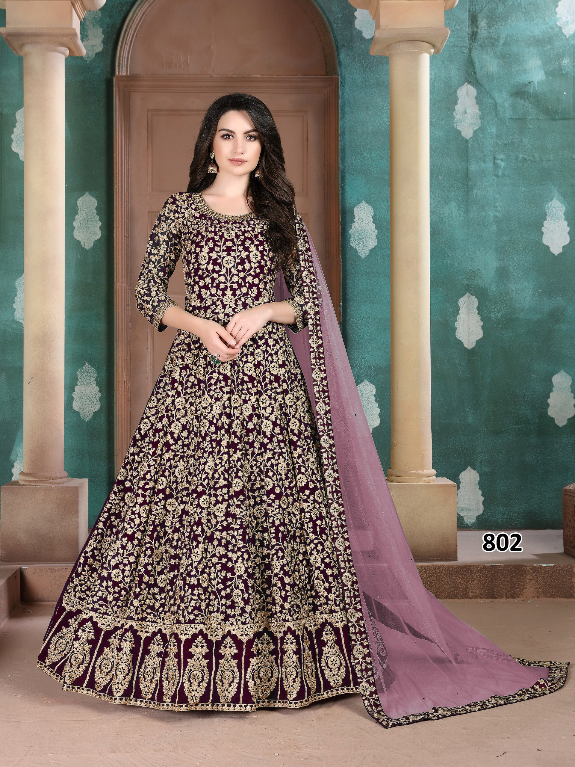 Aanaya Vol 108 Designer Georgette Gown Collection