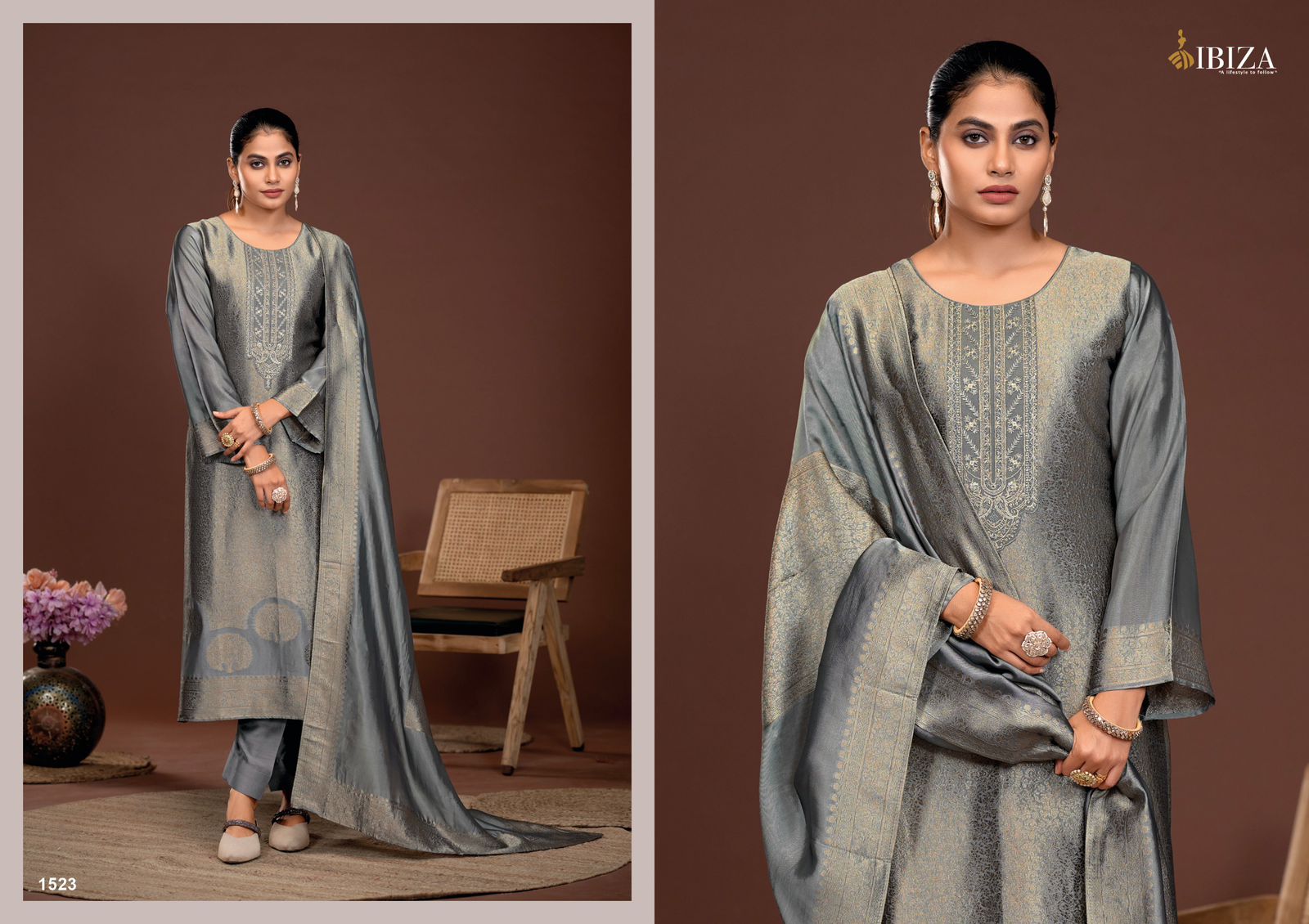Ibiza Sakhi Vol 6 Banglory Silk Salwar Kameez Collection