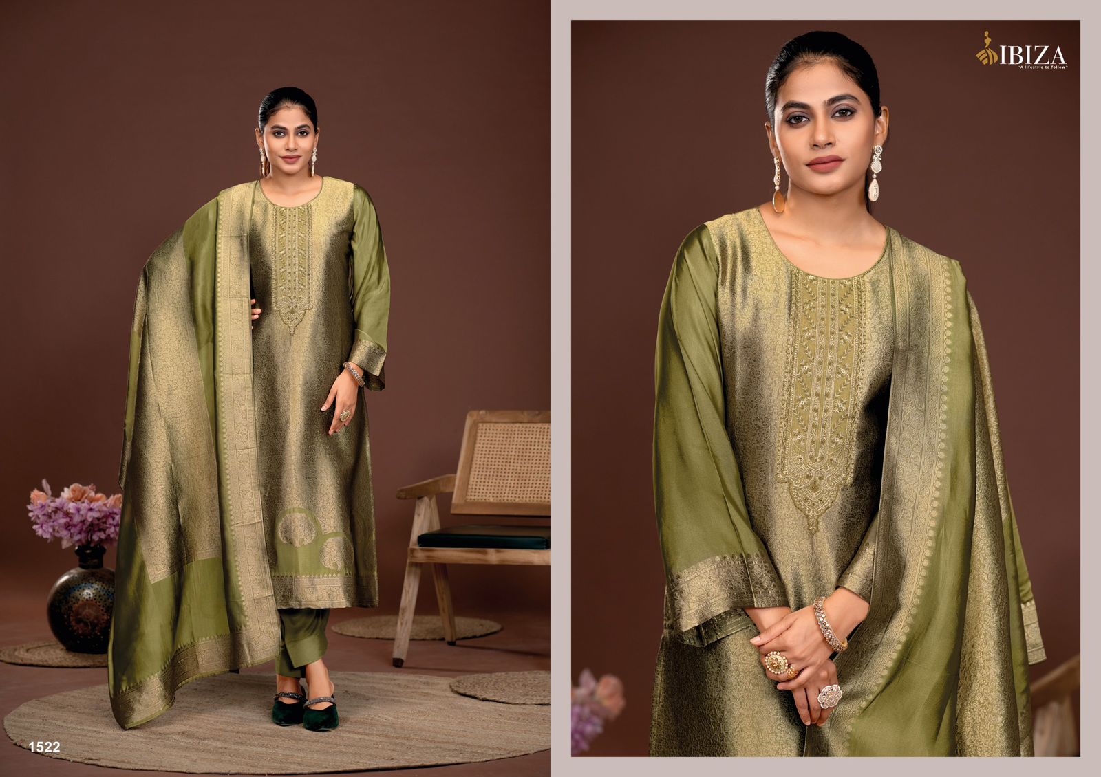 Ibiza Sakhi Vol 6 Banglory Silk Salwar Kameez Collection