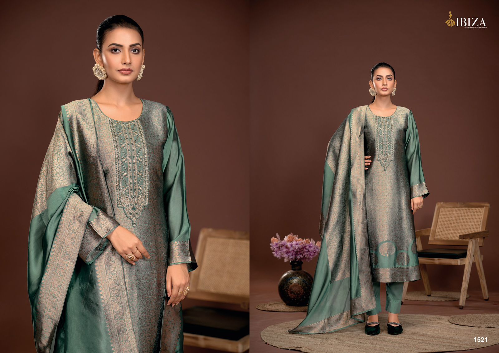 Ibiza Sakhi Vol 6 Banglory Silk Salwar Kameez Collection