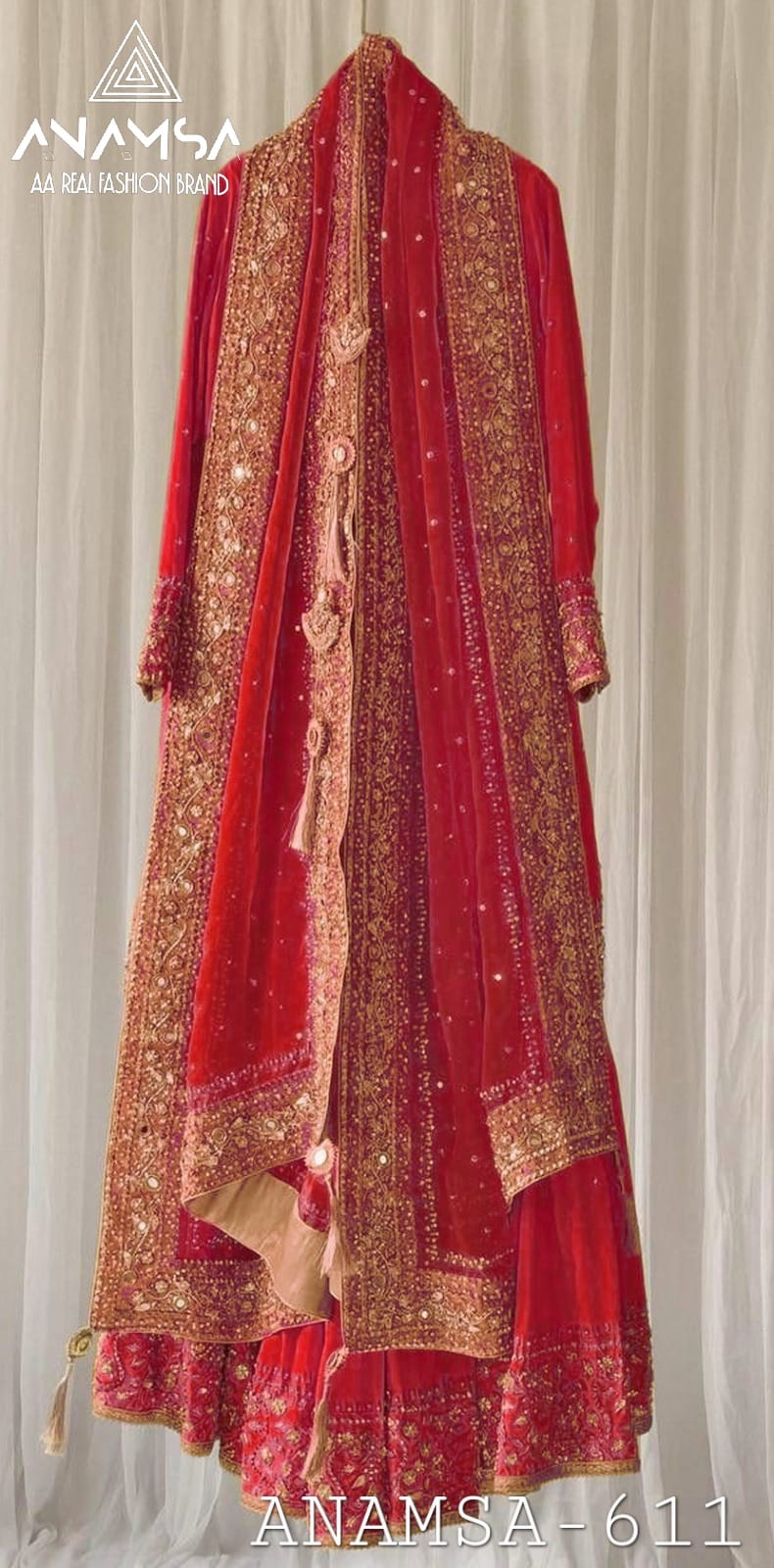 Anamsa 611 Georgette Embroidered Pakistani Salwar Kameez