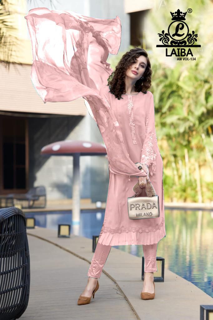 Laiba Am Vol 134 Georgette Ready Made Pakistani Collection