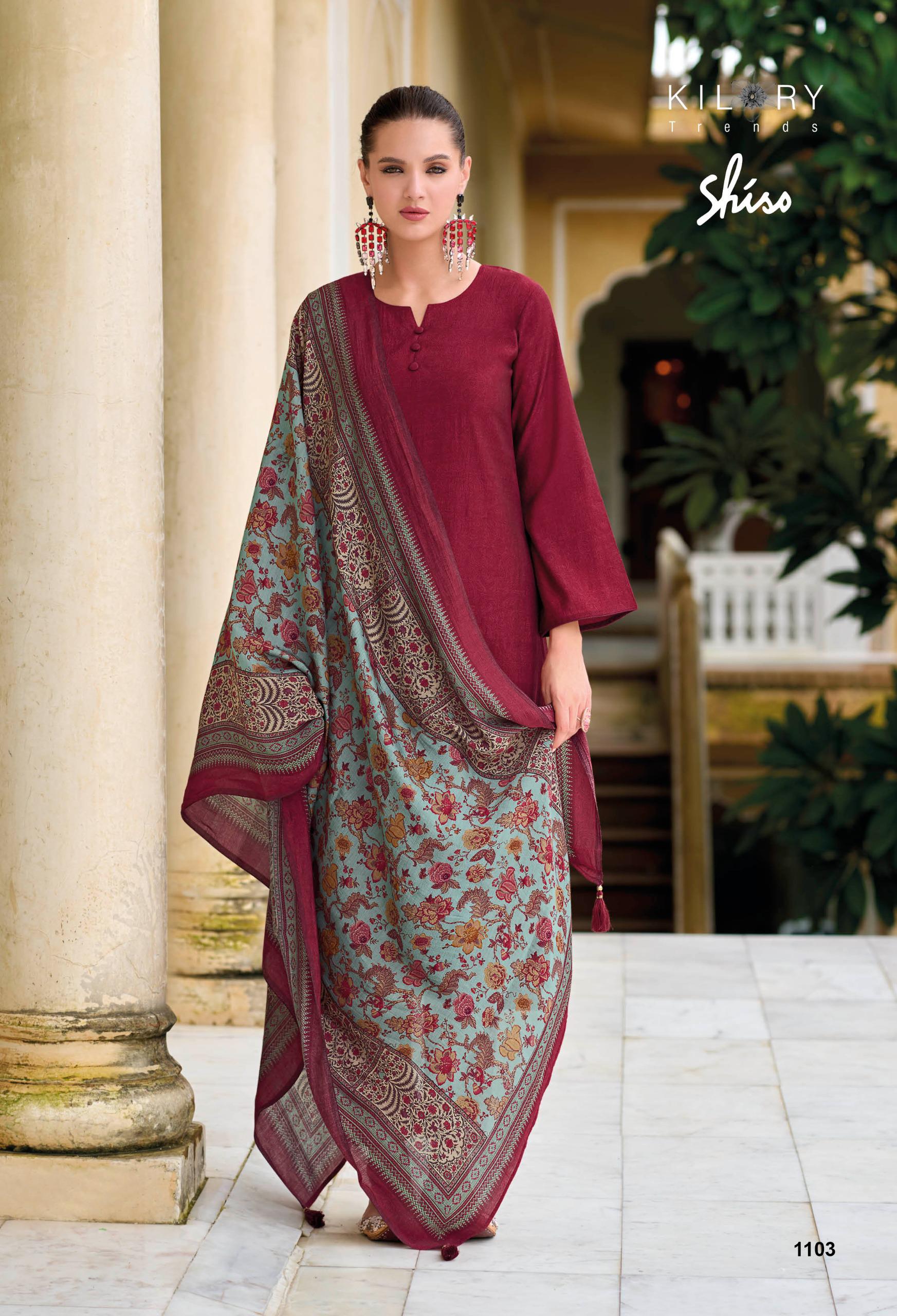 Kilory Shiso Viscose Modal Silk Salwar Kameez Collection