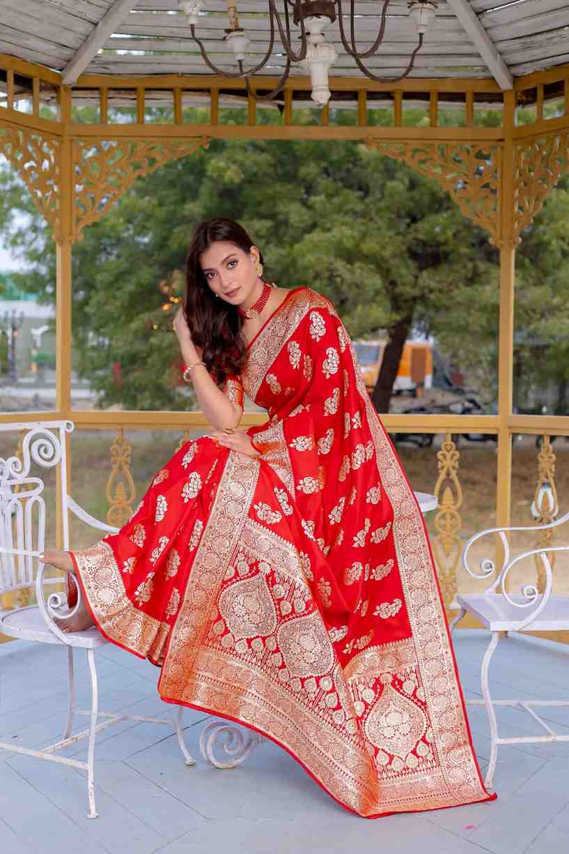 Kc 3064 Banarasi Satin Silk Festive Wear Saree Collection