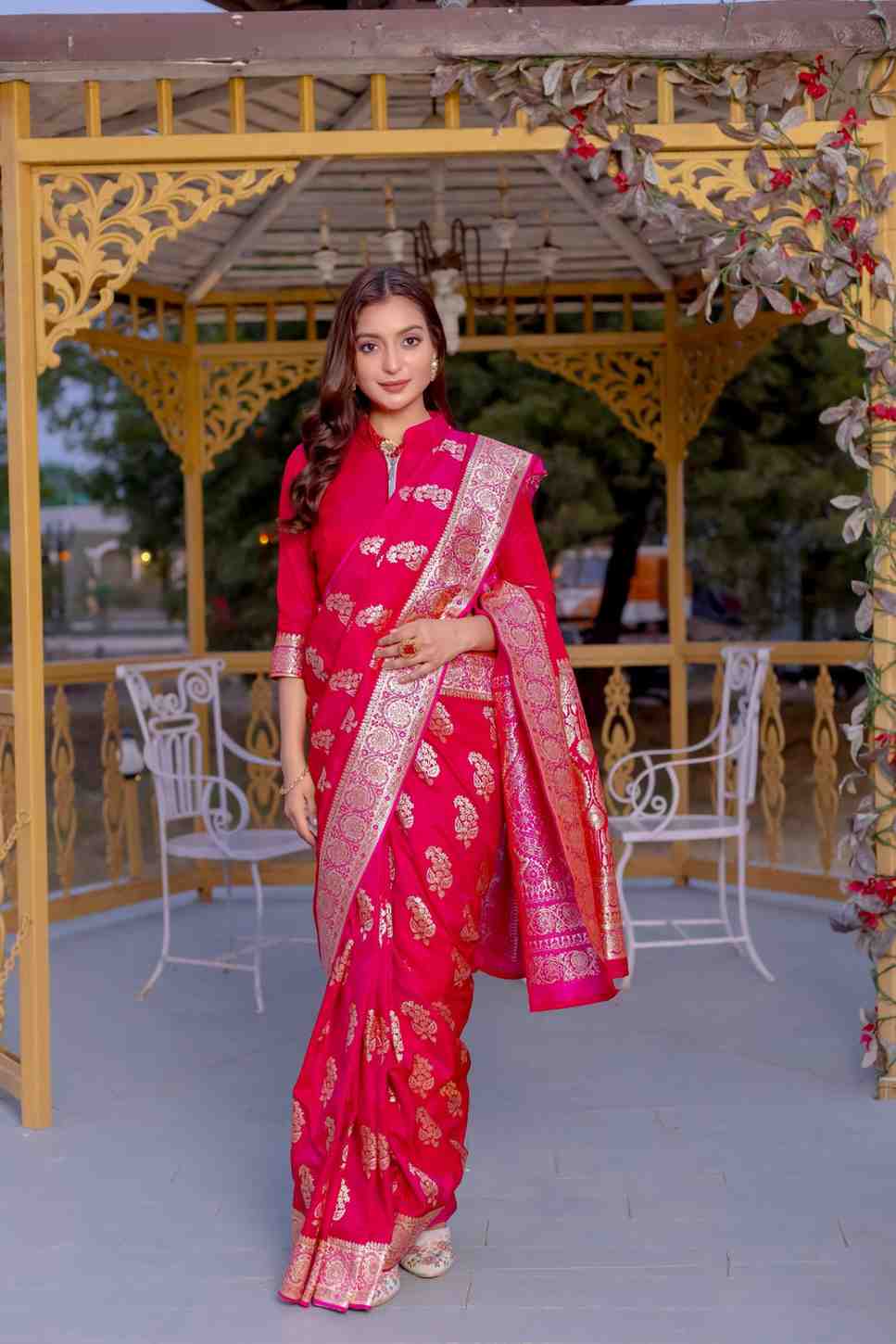 Kc 3064 Banarasi Satin Silk Festive Wear Saree Collection