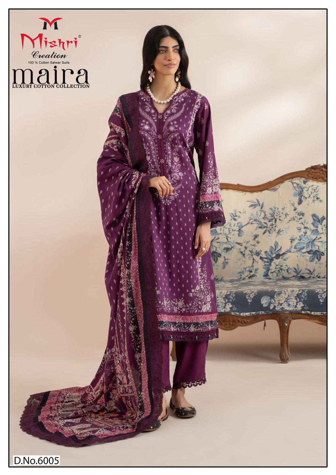Mishri Maira 1 Luxury Cotton Printed Dress Material Collection