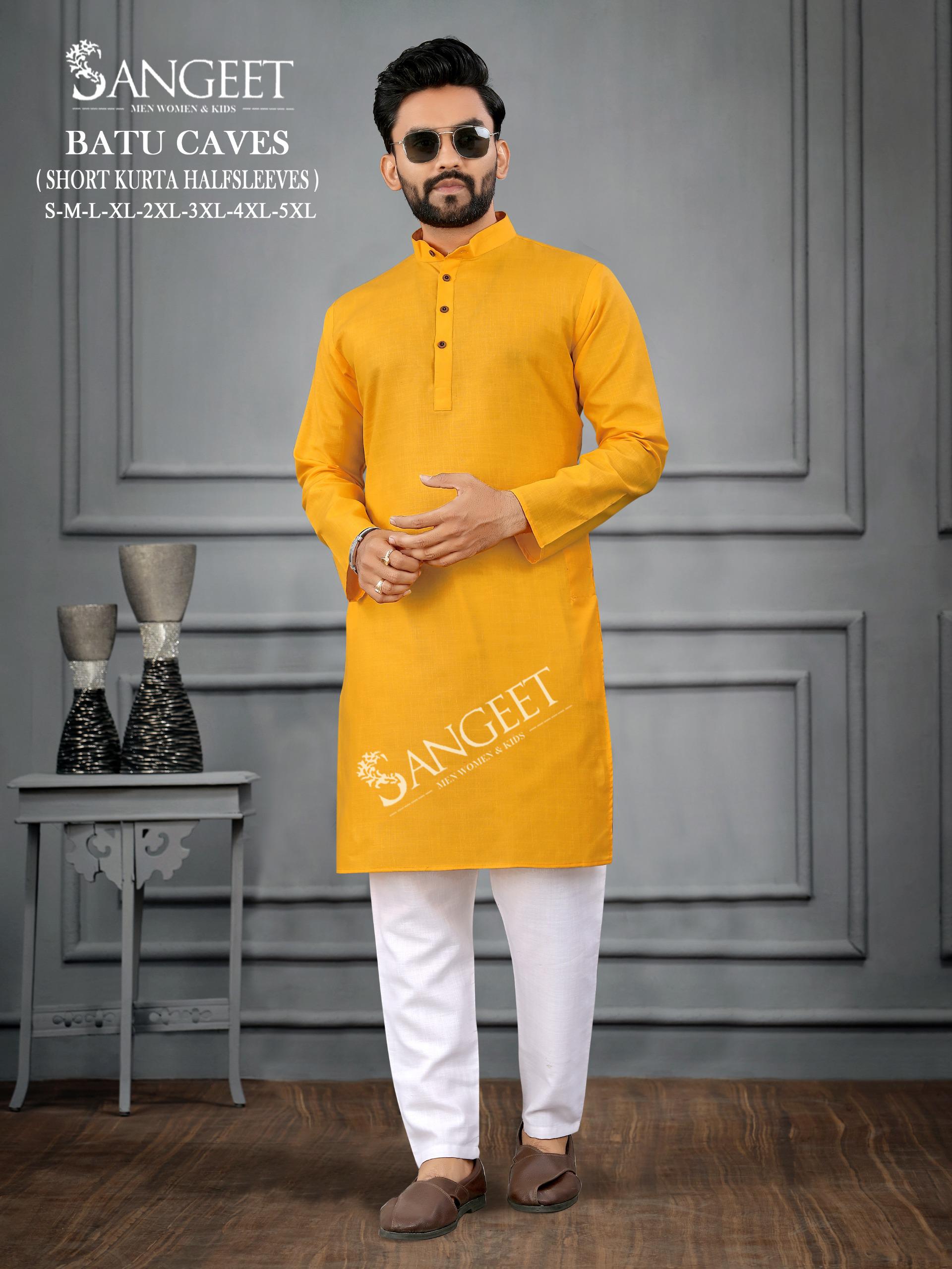 Sangeet Batu Caves Long Kurta 1 Cotton Mens Collection