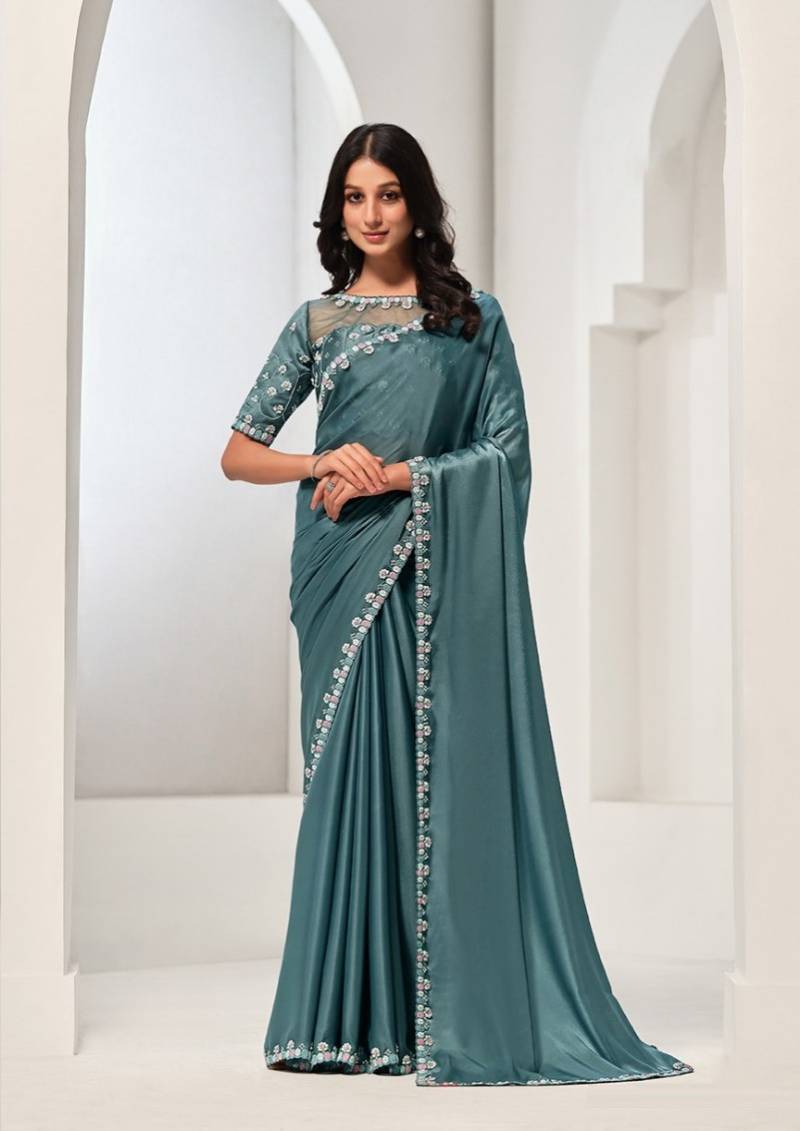 Mahotsav Norita Saanjh 43909 Crepe Satin Silk Traditional Wear Saree