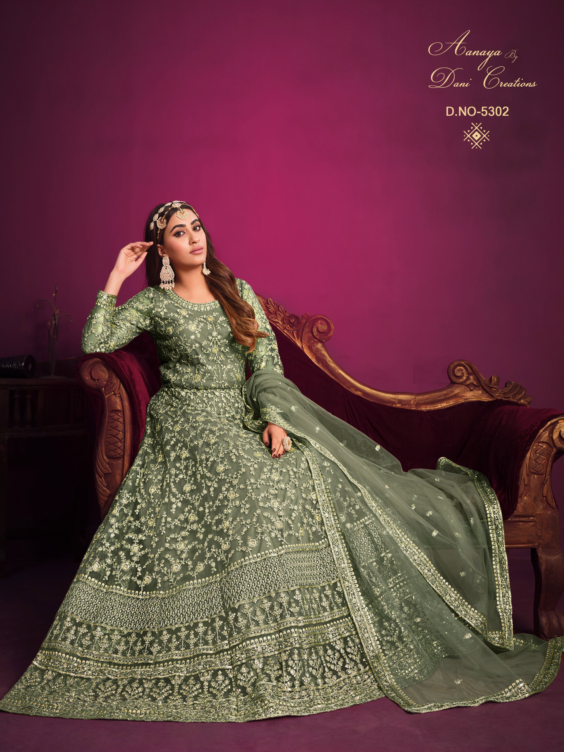 Aanaya Vol 153 Designer Net Gown Collection
