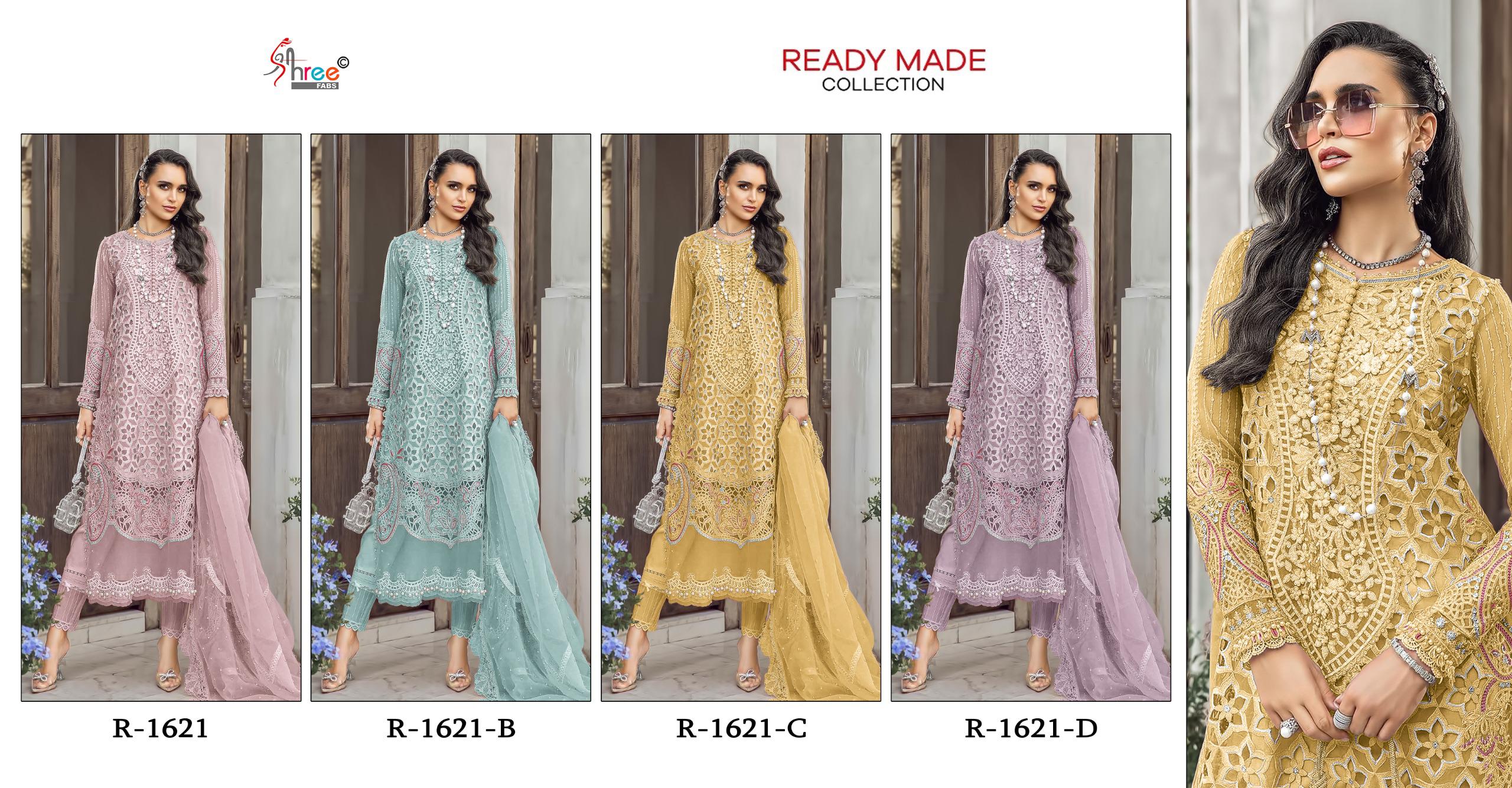 Shree R 1621 Ready Made Pakistani Salwar Suits Collection