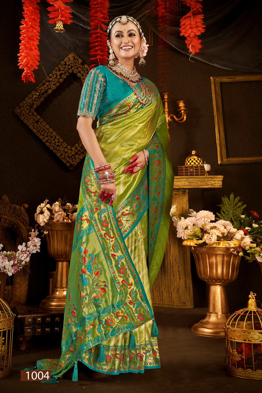 Saroj Sukhmani Tissue Paithani Vol 3 Wedding Wear Saree Collection