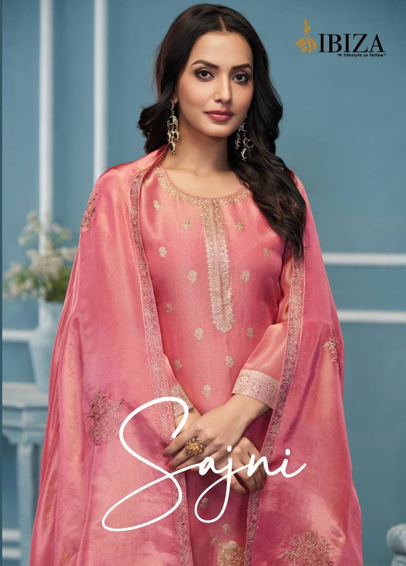 Ibiza Sajni Organza Salwar Kameez Collection