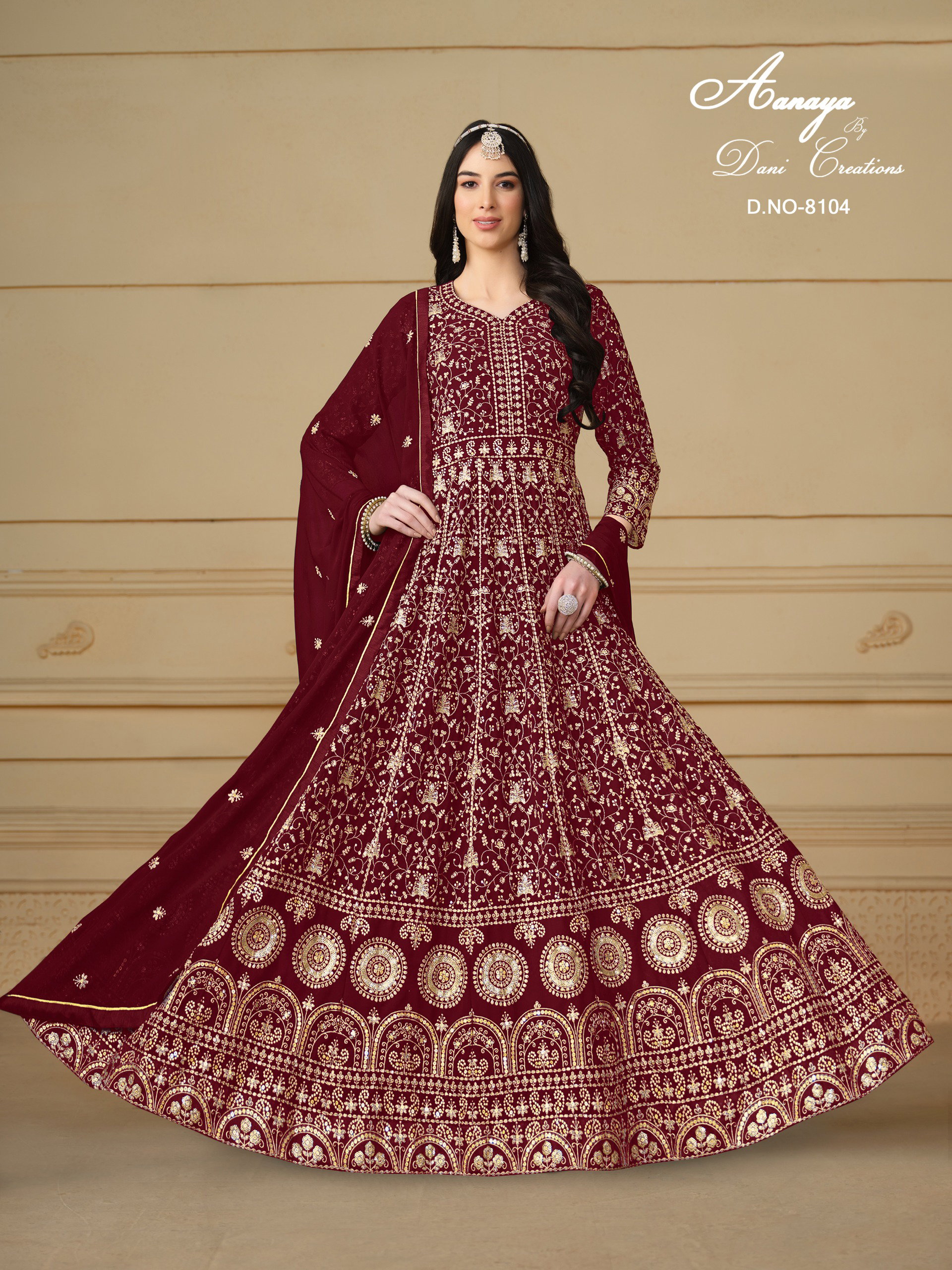 Aanaya Vol 181 Designer Georgette Gown Collection